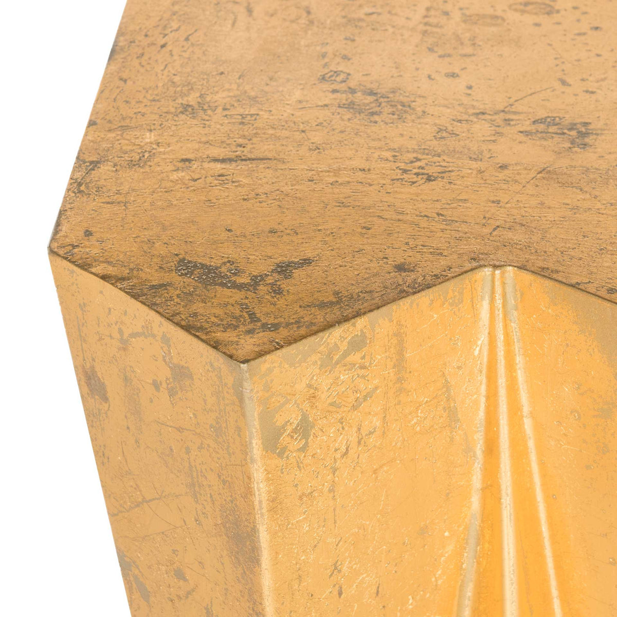 Gideon Hex Console Table Gold