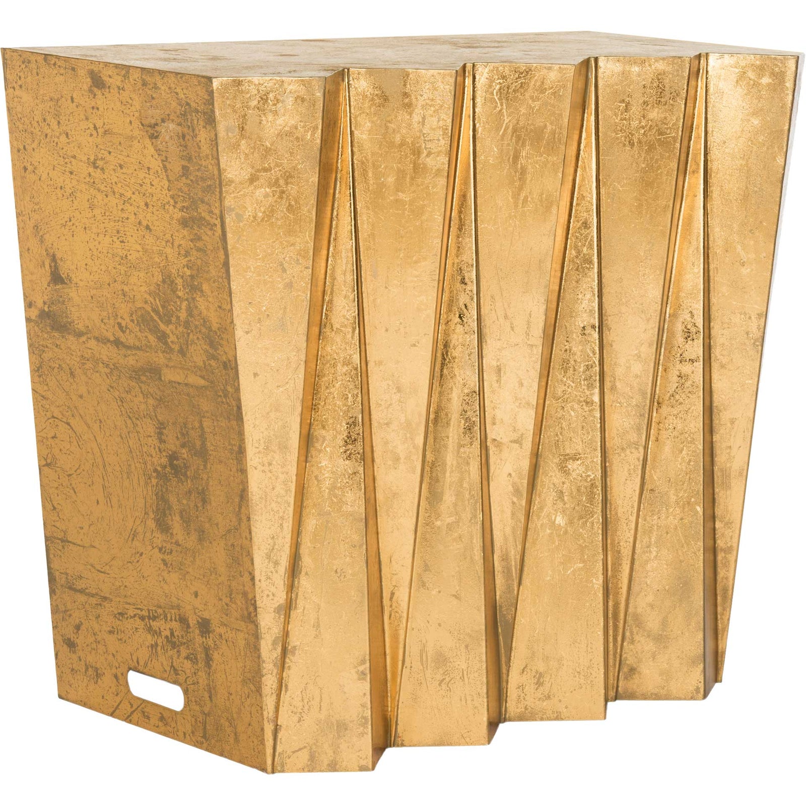 Gideon Hex Console Table Gold