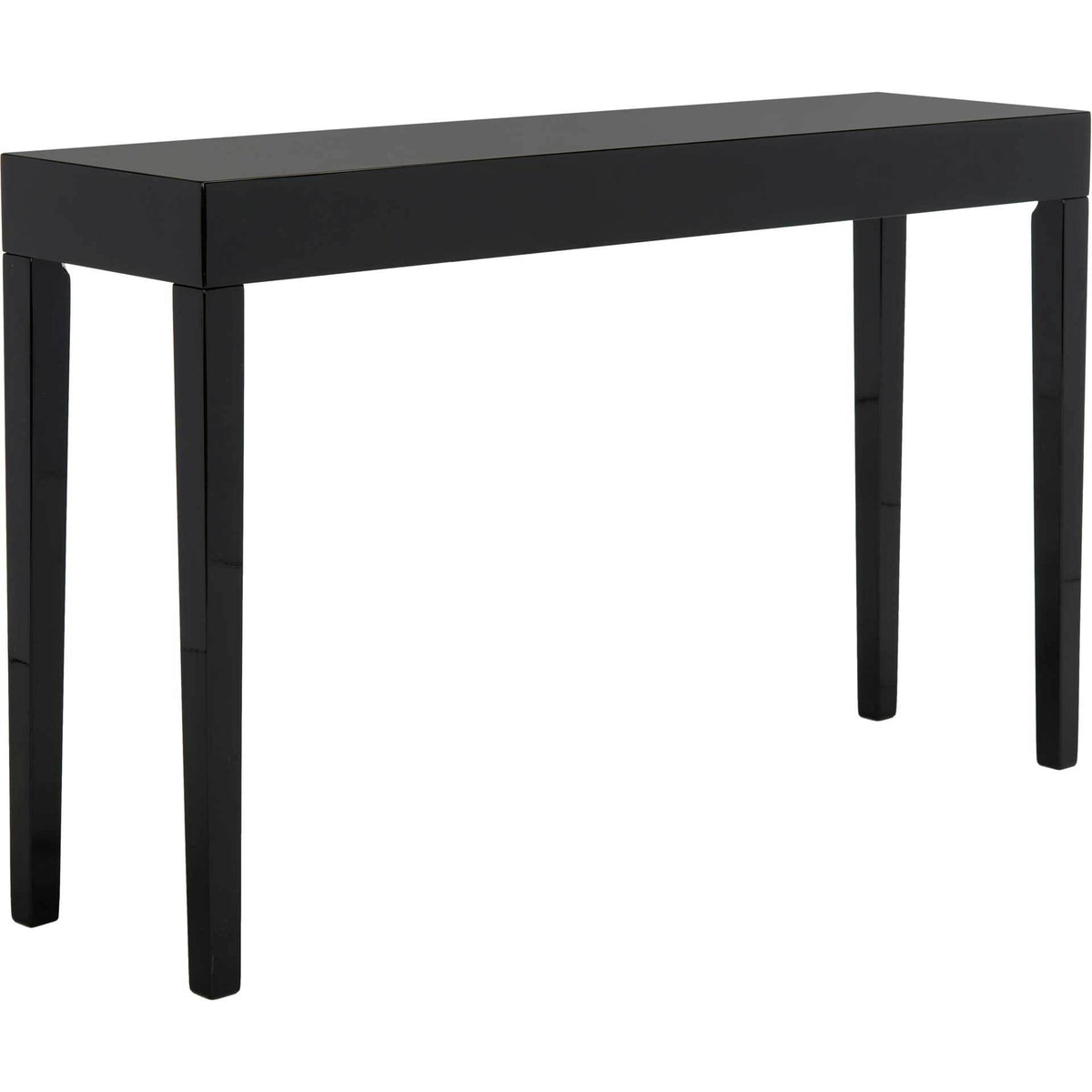 Kasey Lacquer Console Table Black