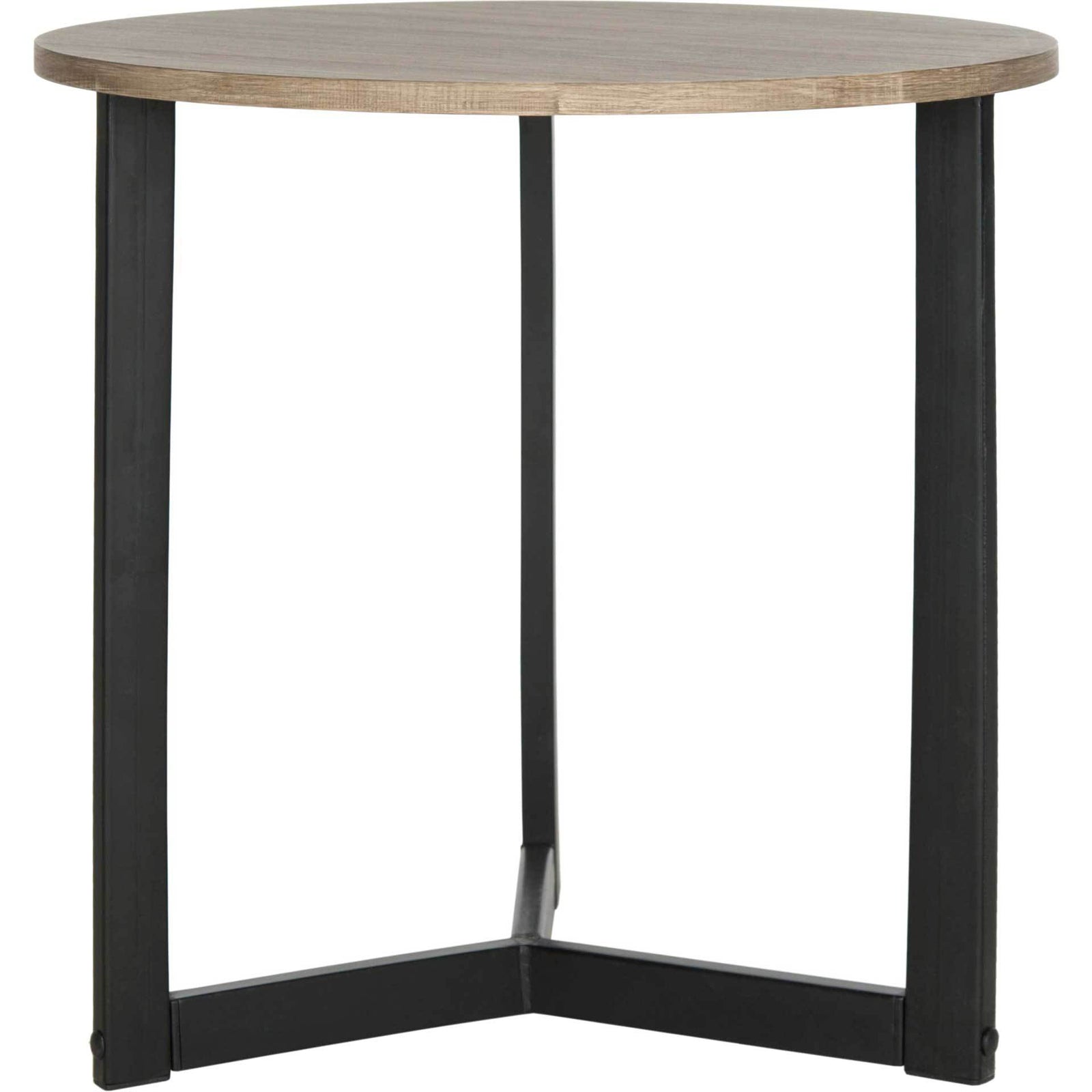 Leala Wood End Table Oak