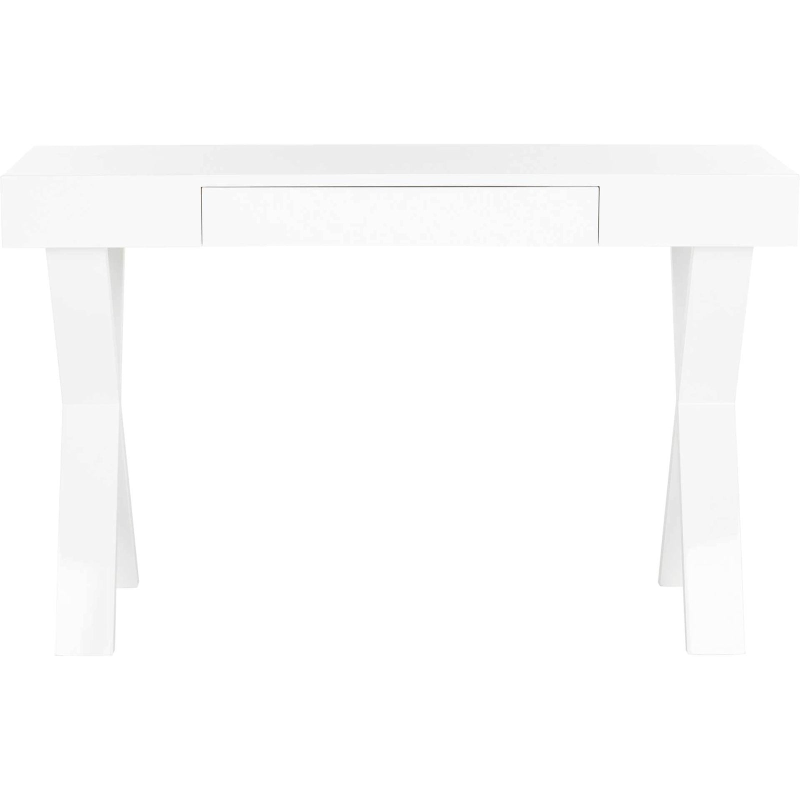 Alena Lacquer One Drawer Vanity Desk