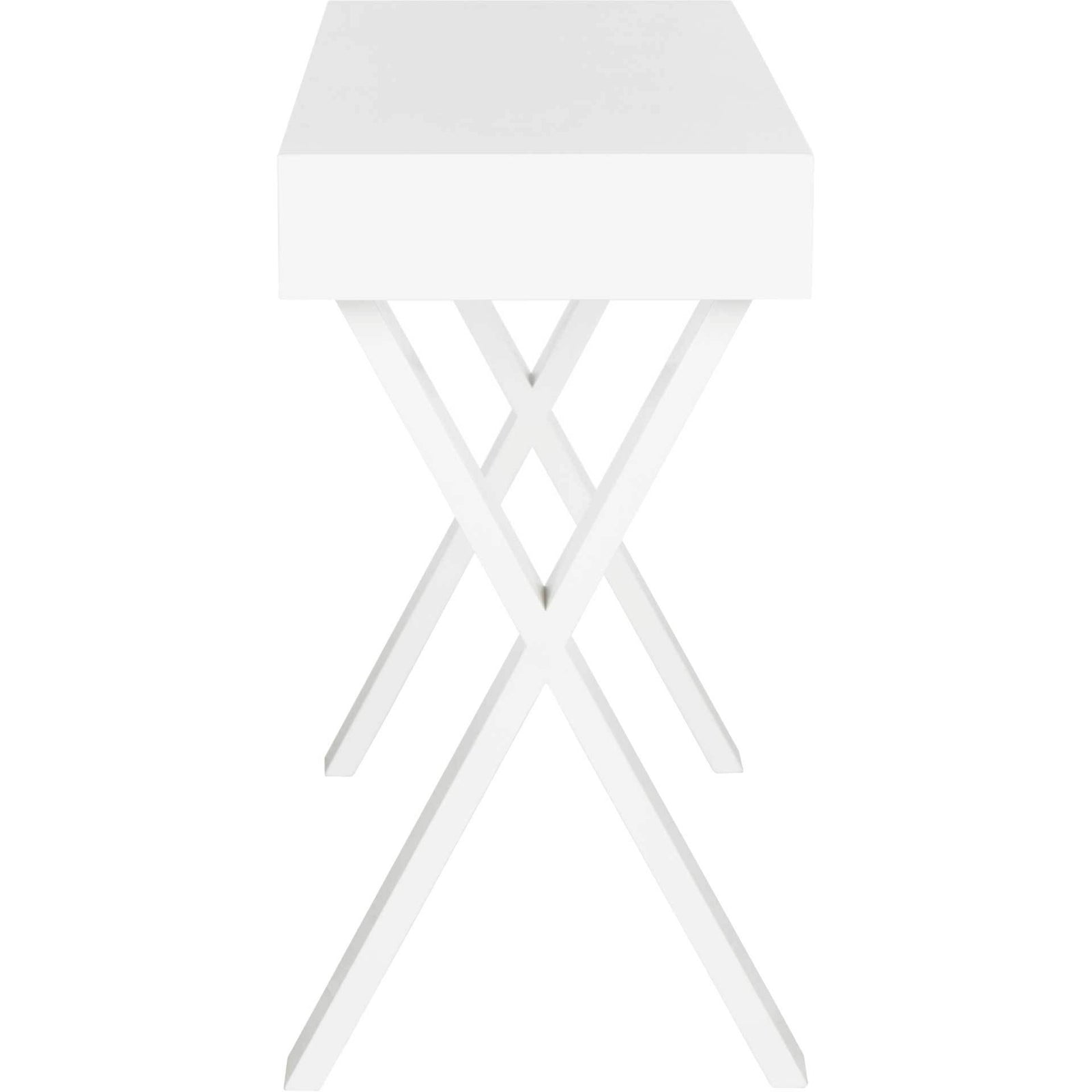 Alena Lacquer One Drawer Vanity Desk