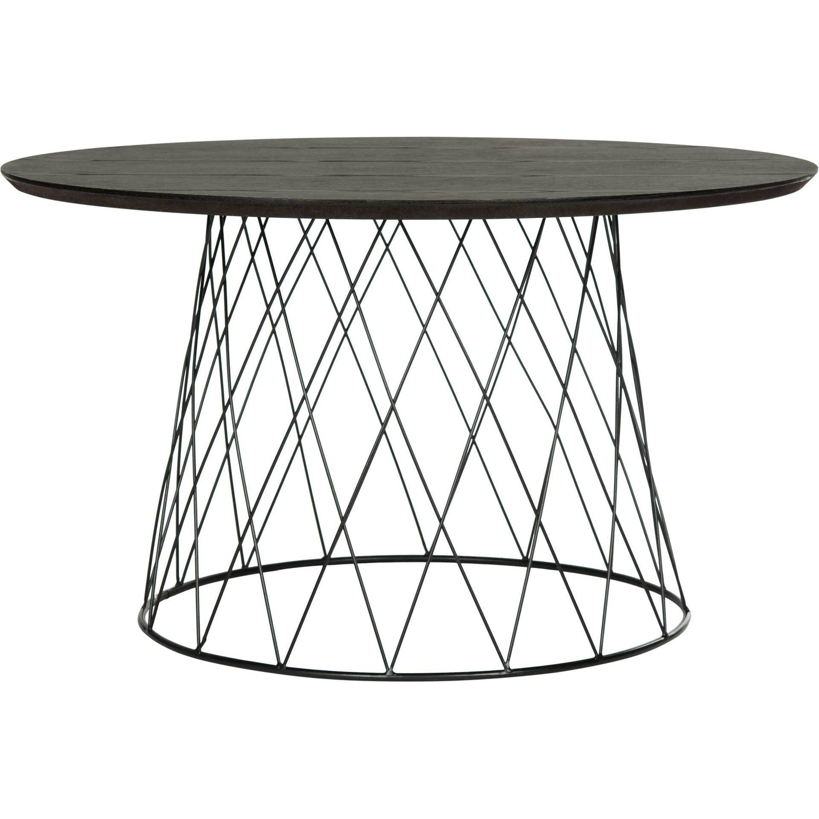 Rocky Wood Coffee Table Black