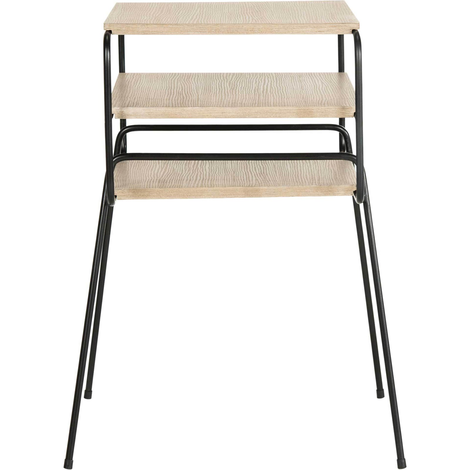 Mavis Three Tier End Table