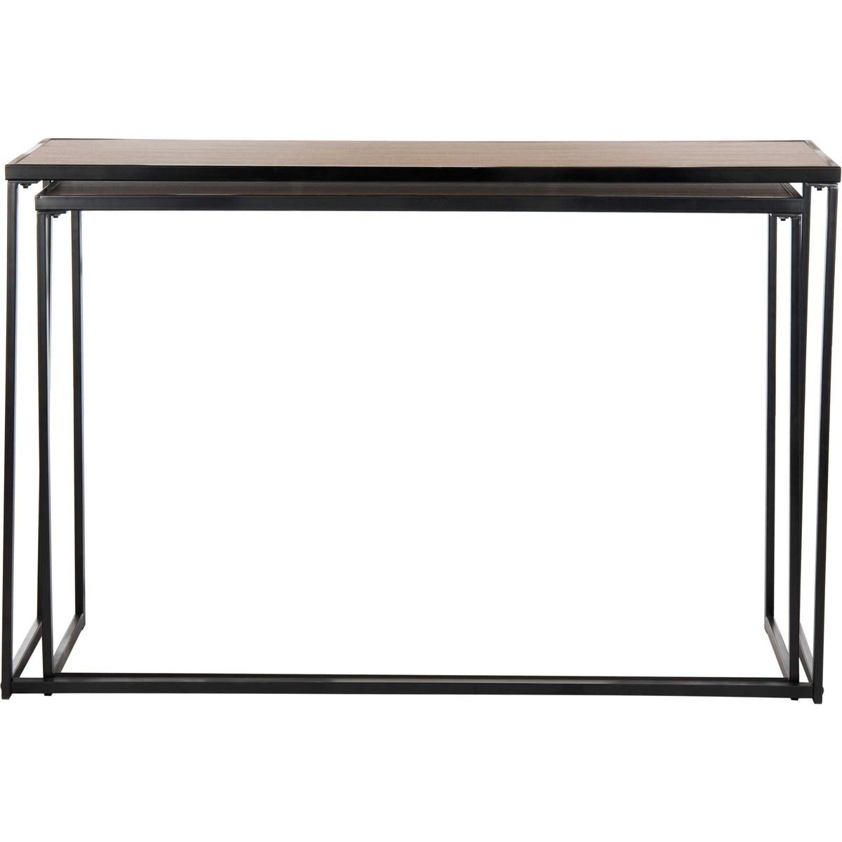 Galien Wood Stacking Console Light Oak/Black