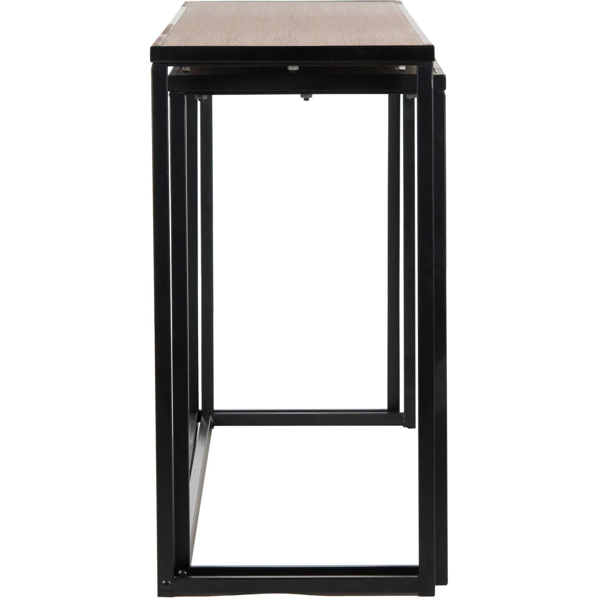 Galien Wood Stacking Console Light Oak/Black