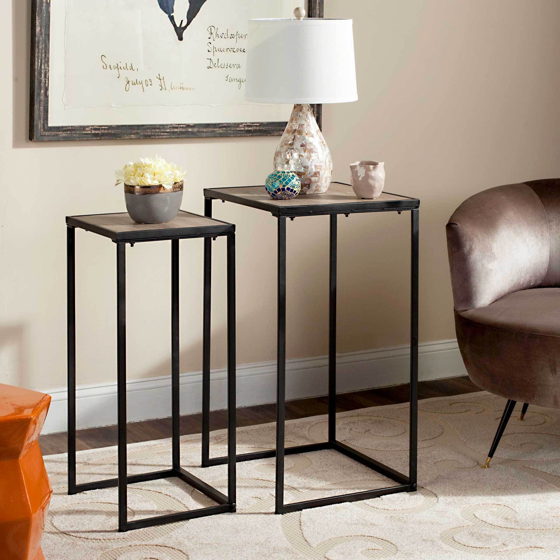 Calliope Wood Stacking End Table