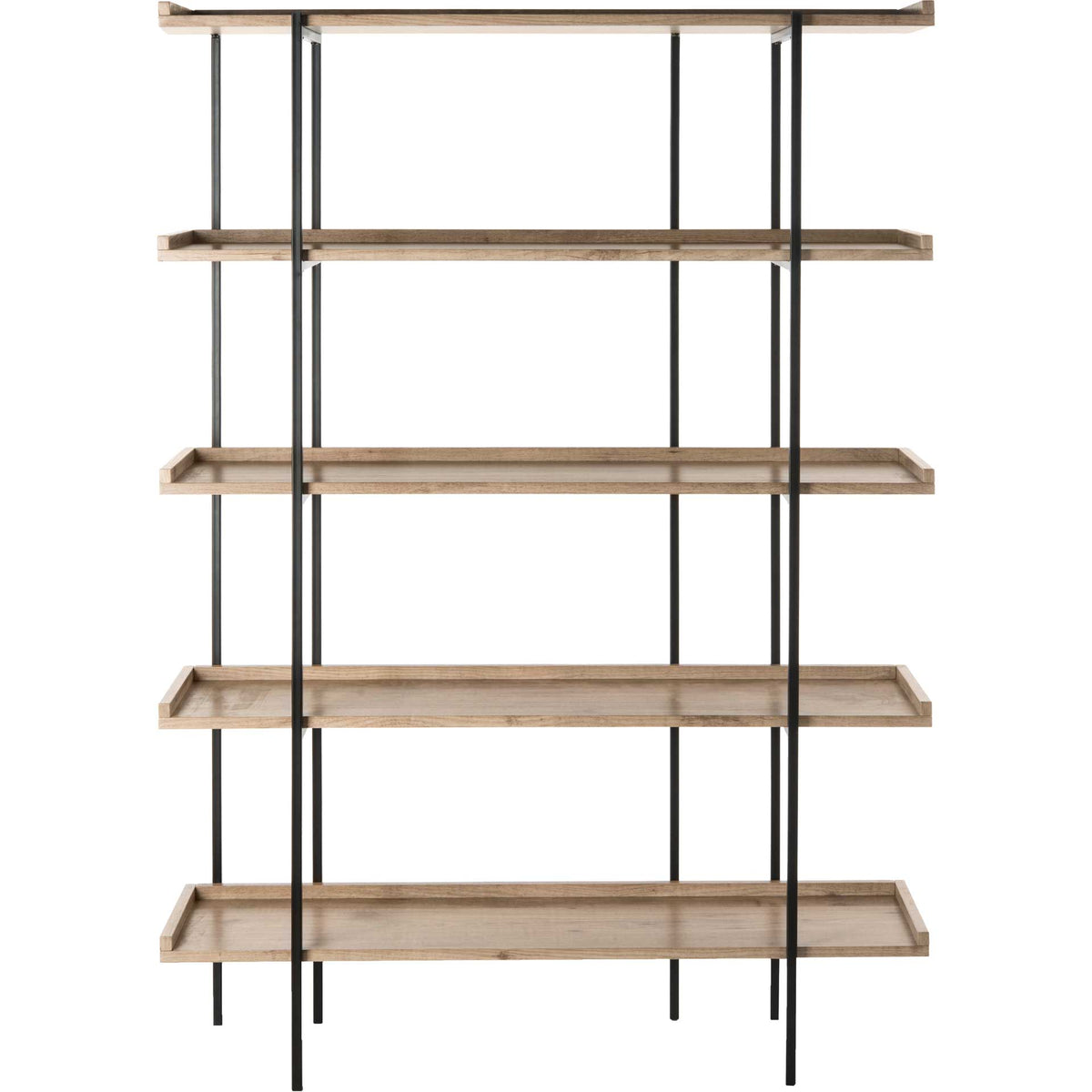 Cesta Wood Etagere Oak/Black