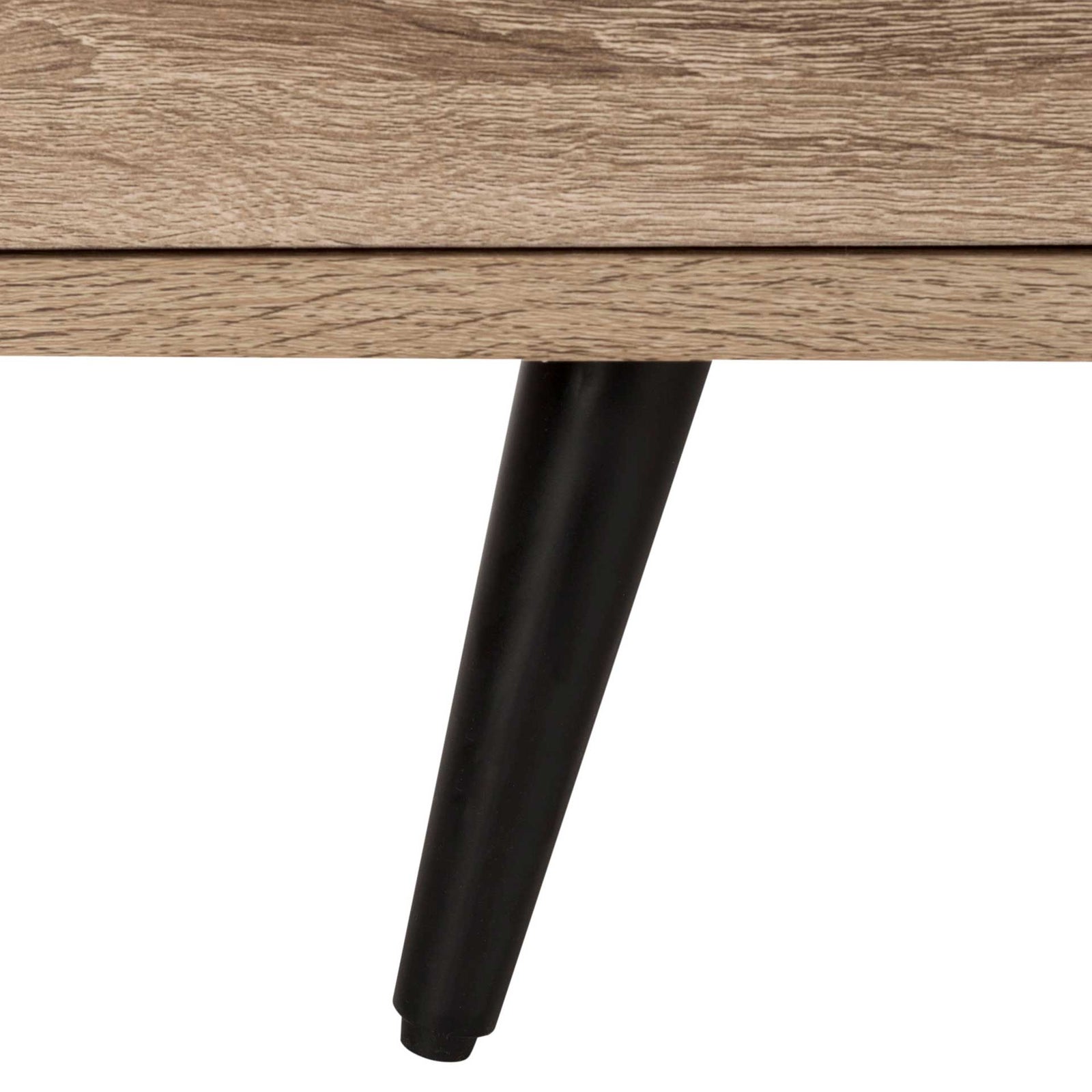 Maxxis Retro Mid Century Wood Etagere Oak/Black