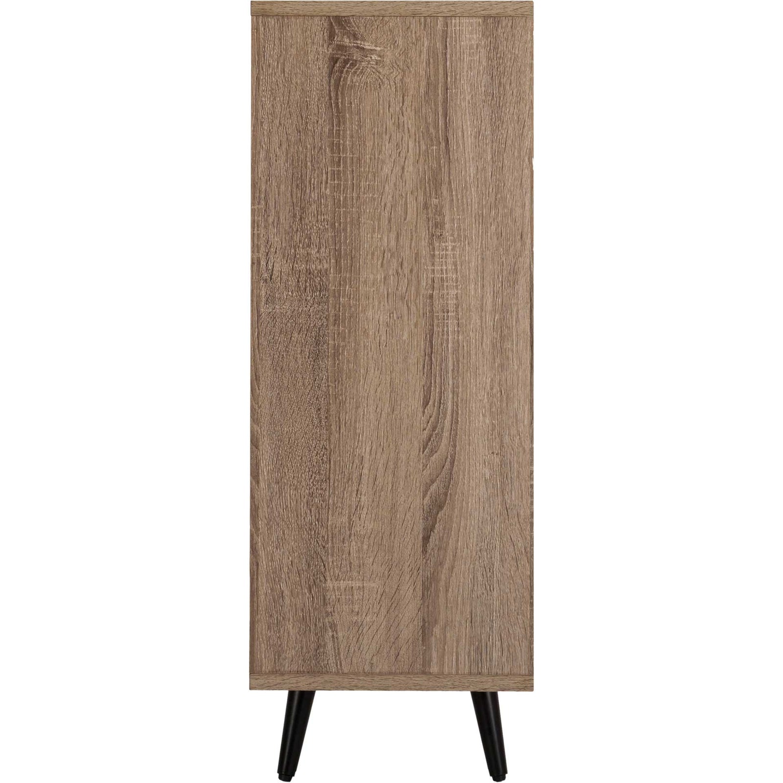 Maxxis Retro Mid Century Wood Etagere Oak/Black