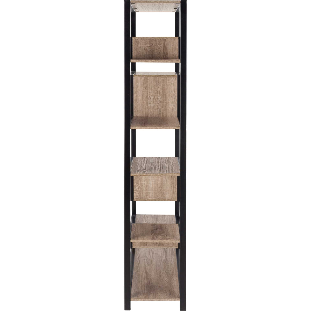Jordan Retro Mid Century Wood Etagere Oak/Black