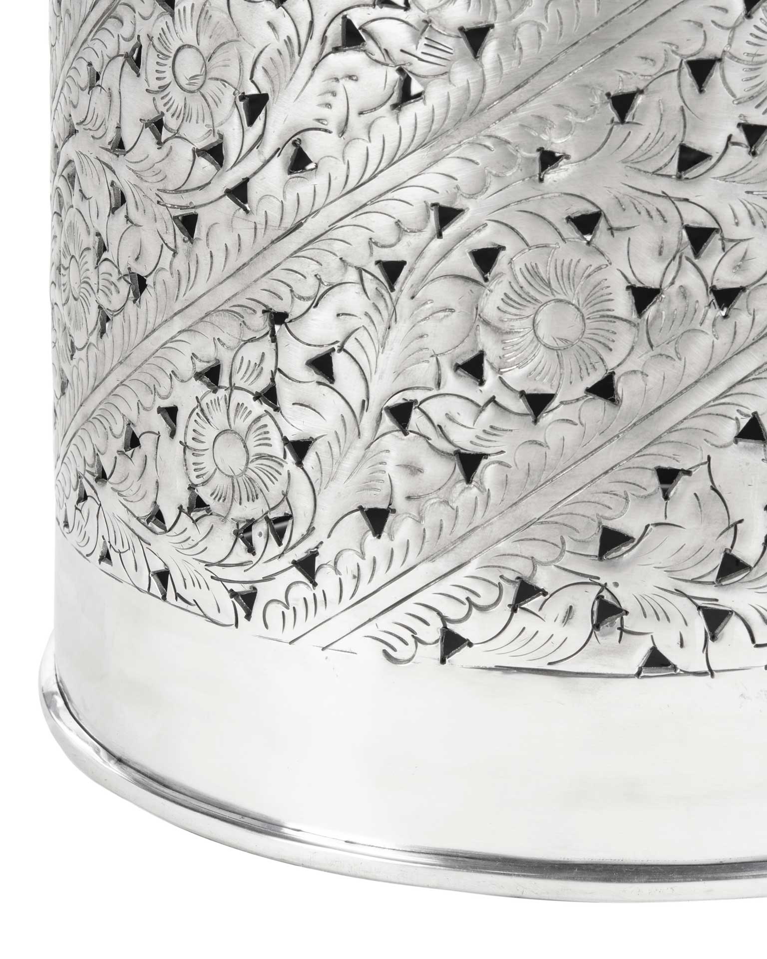 Addie End Table Silver