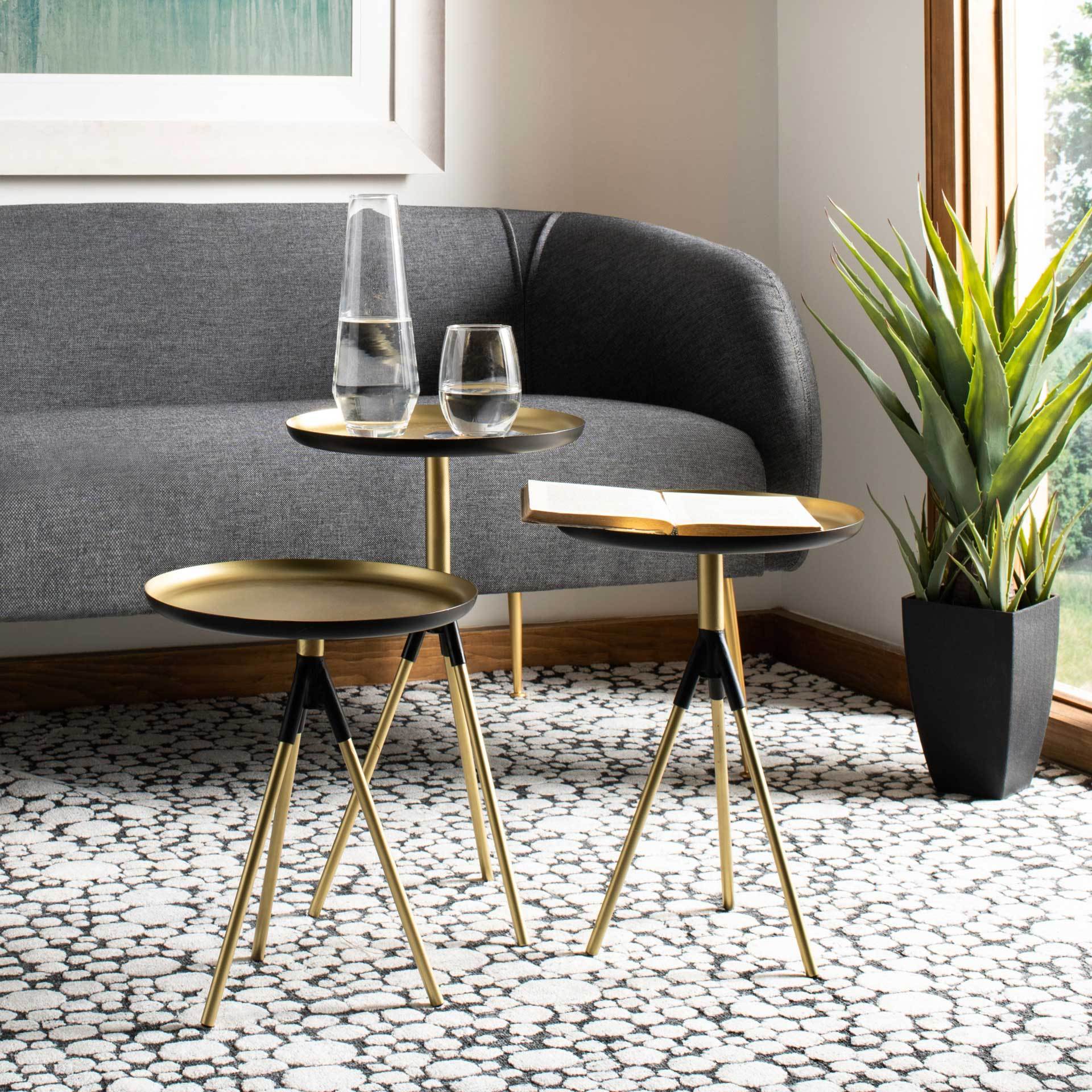 Taryn 3-Piece Metal Side Table