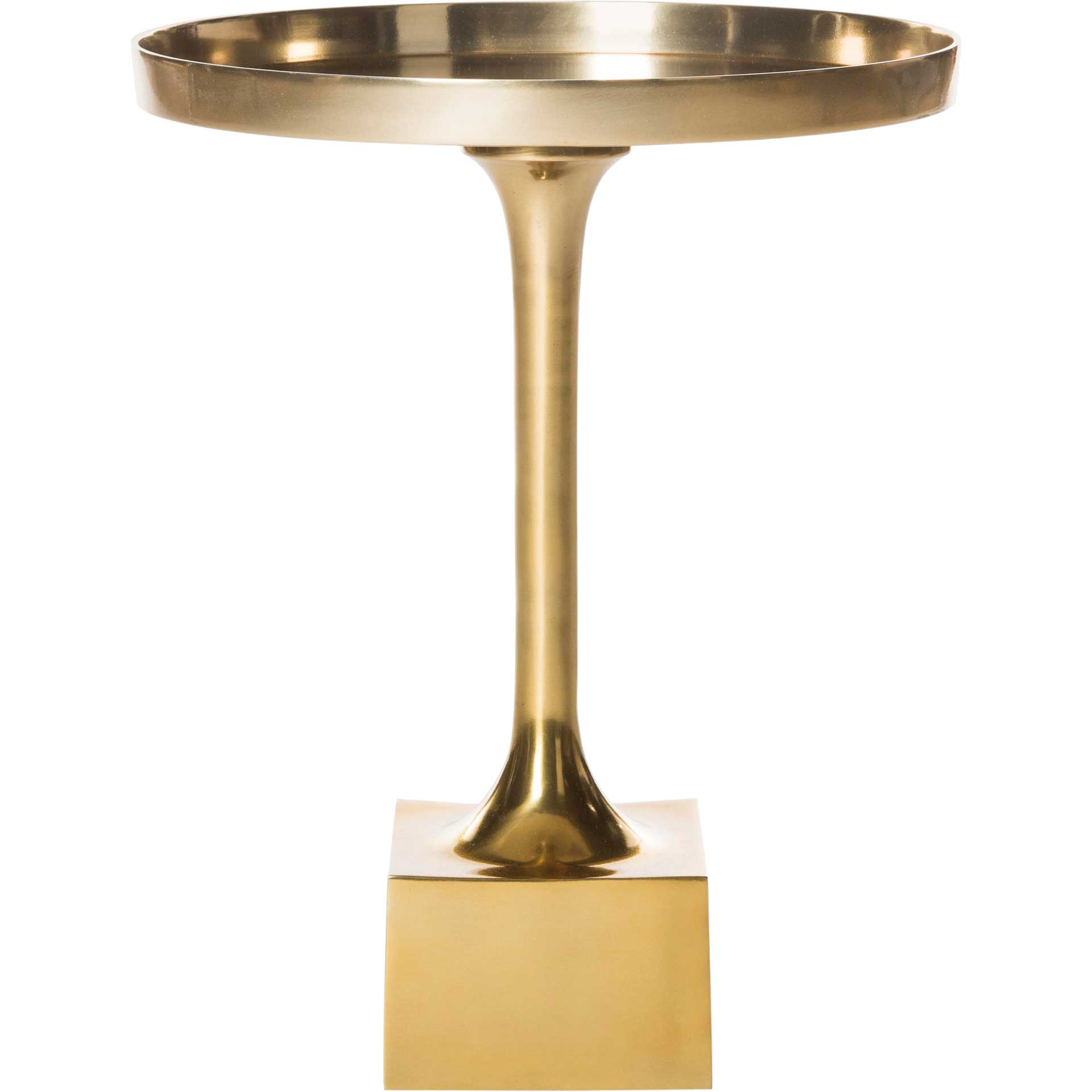 Coast Round Side Table Antique Brass
