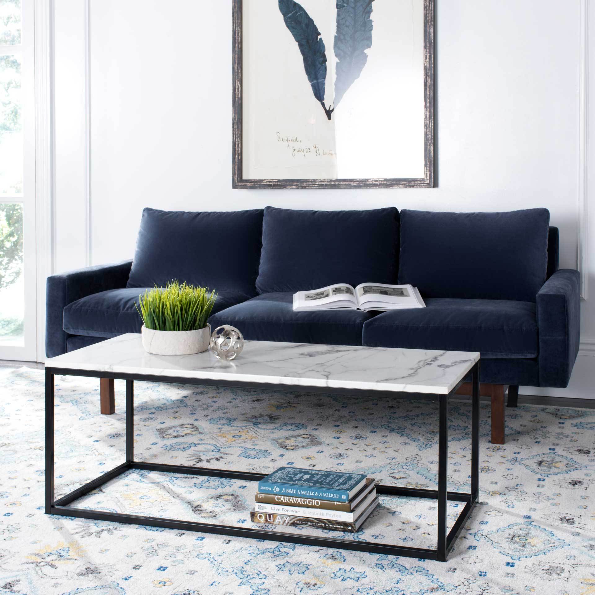 Barbara Coffee Table White/Gray