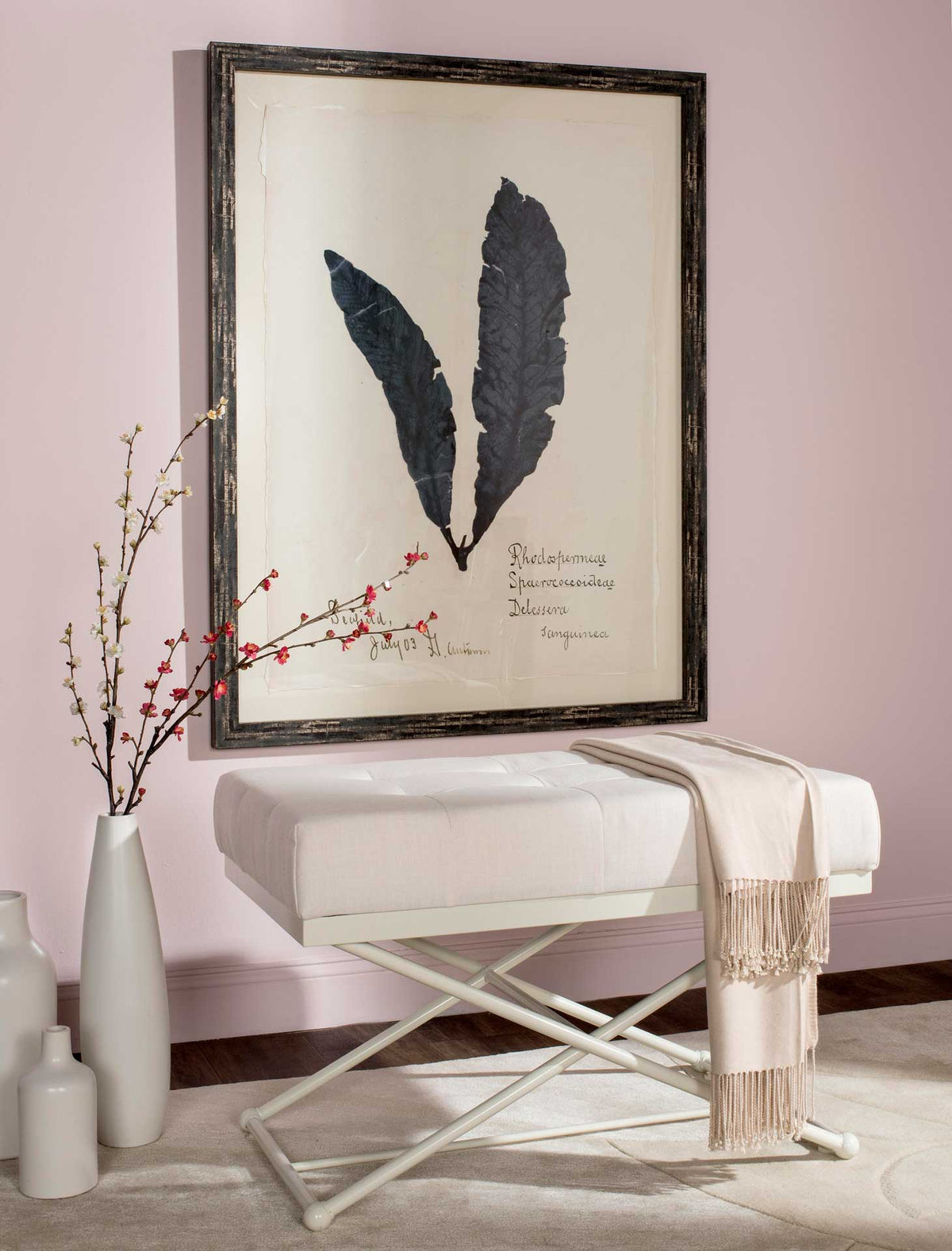 Camila Bench Light Beige/Cream