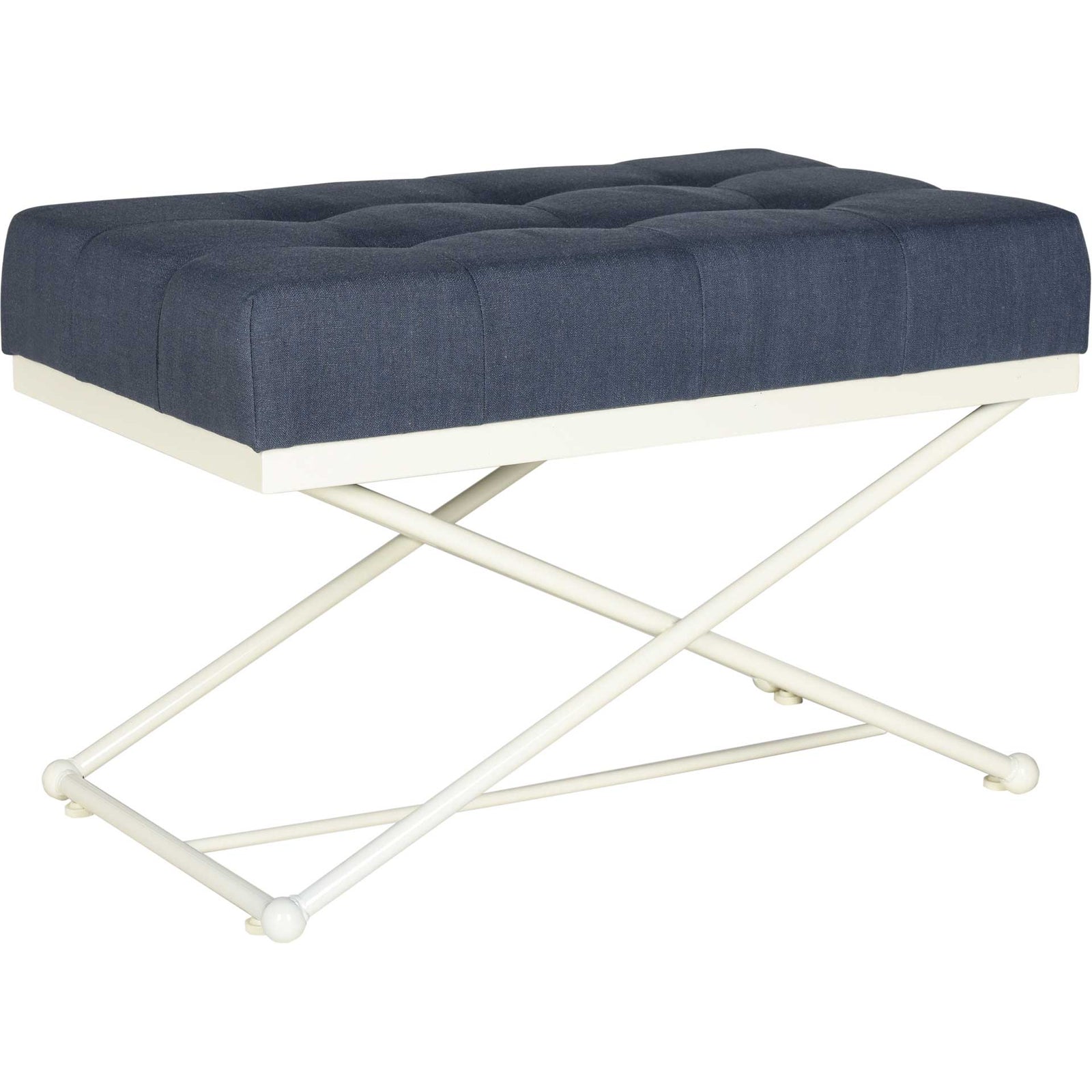 Camila Bench Navy/Cream