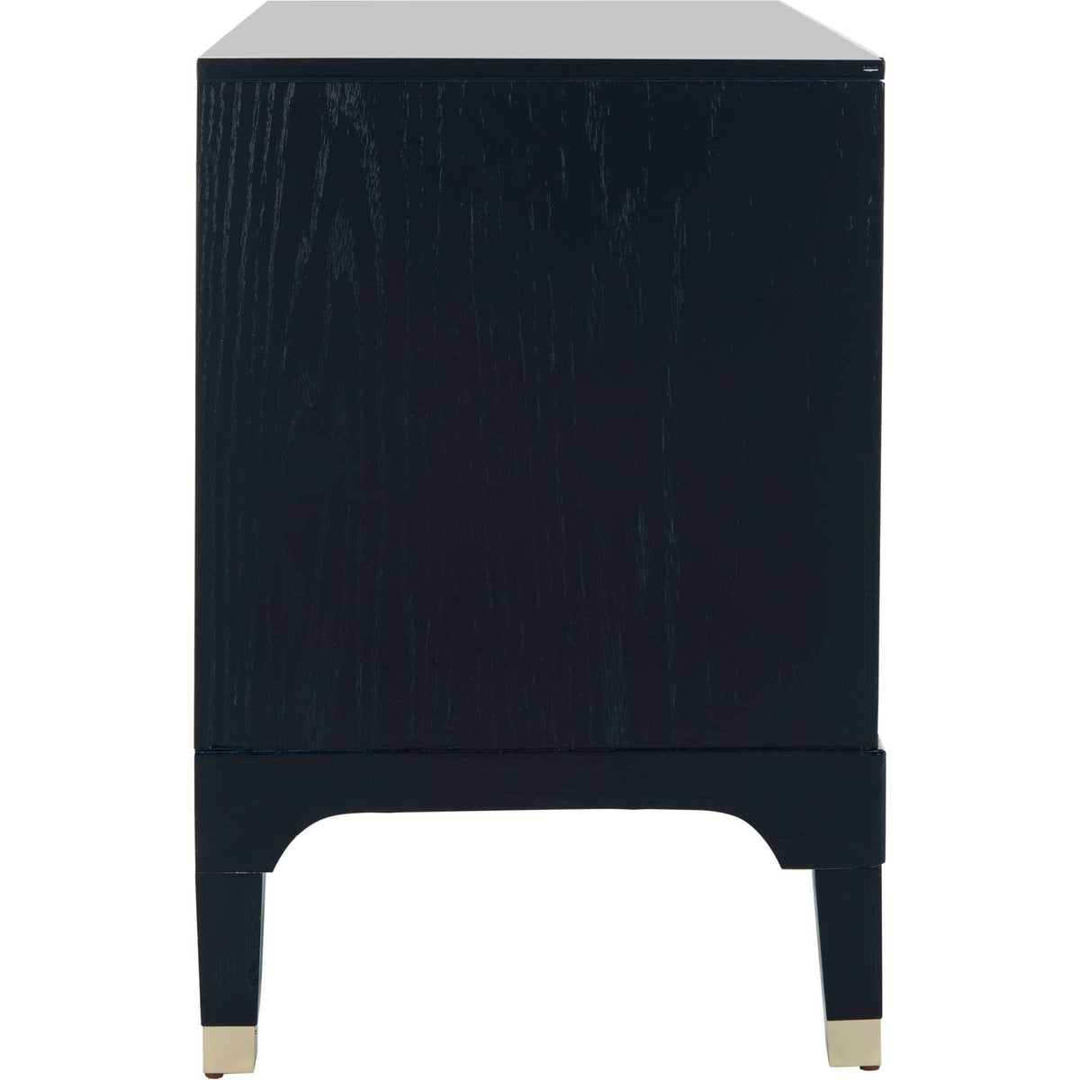 Lorenzo 3 Drawer Contemporary Nightstand Navy