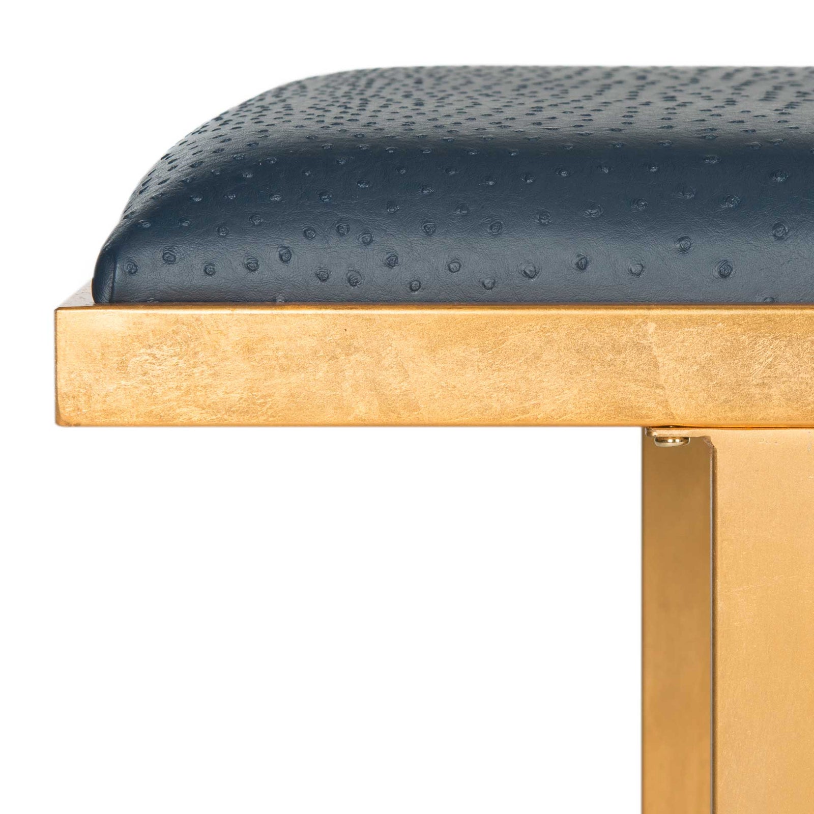 Michaela Loft Bench/Coffee Table Navy/Gold