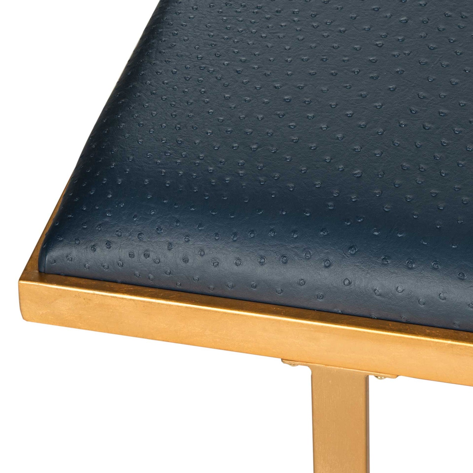 Michaela Loft Bench/Coffee Table Navy/Gold