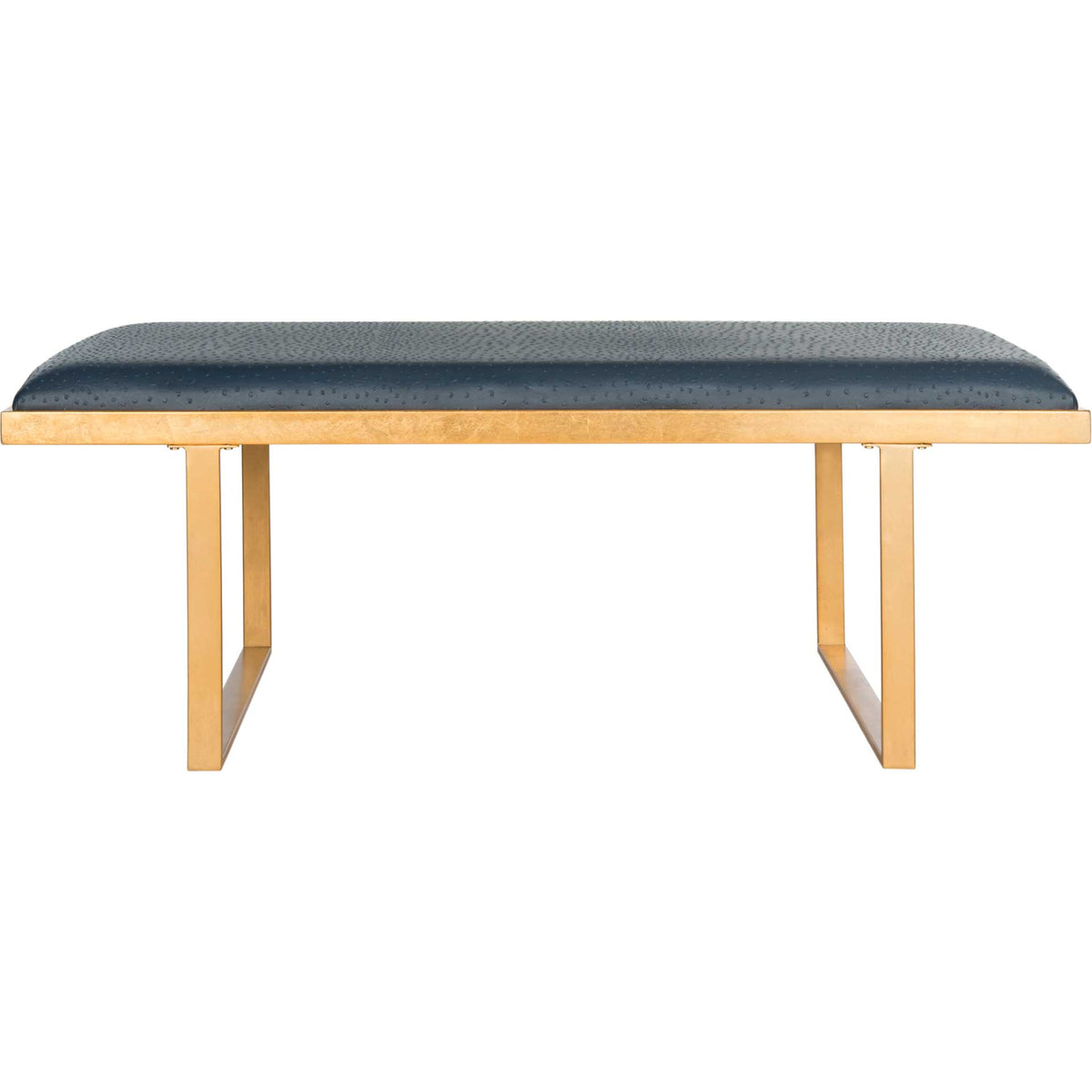 Michaela Loft Bench/Coffee Table Navy/Gold