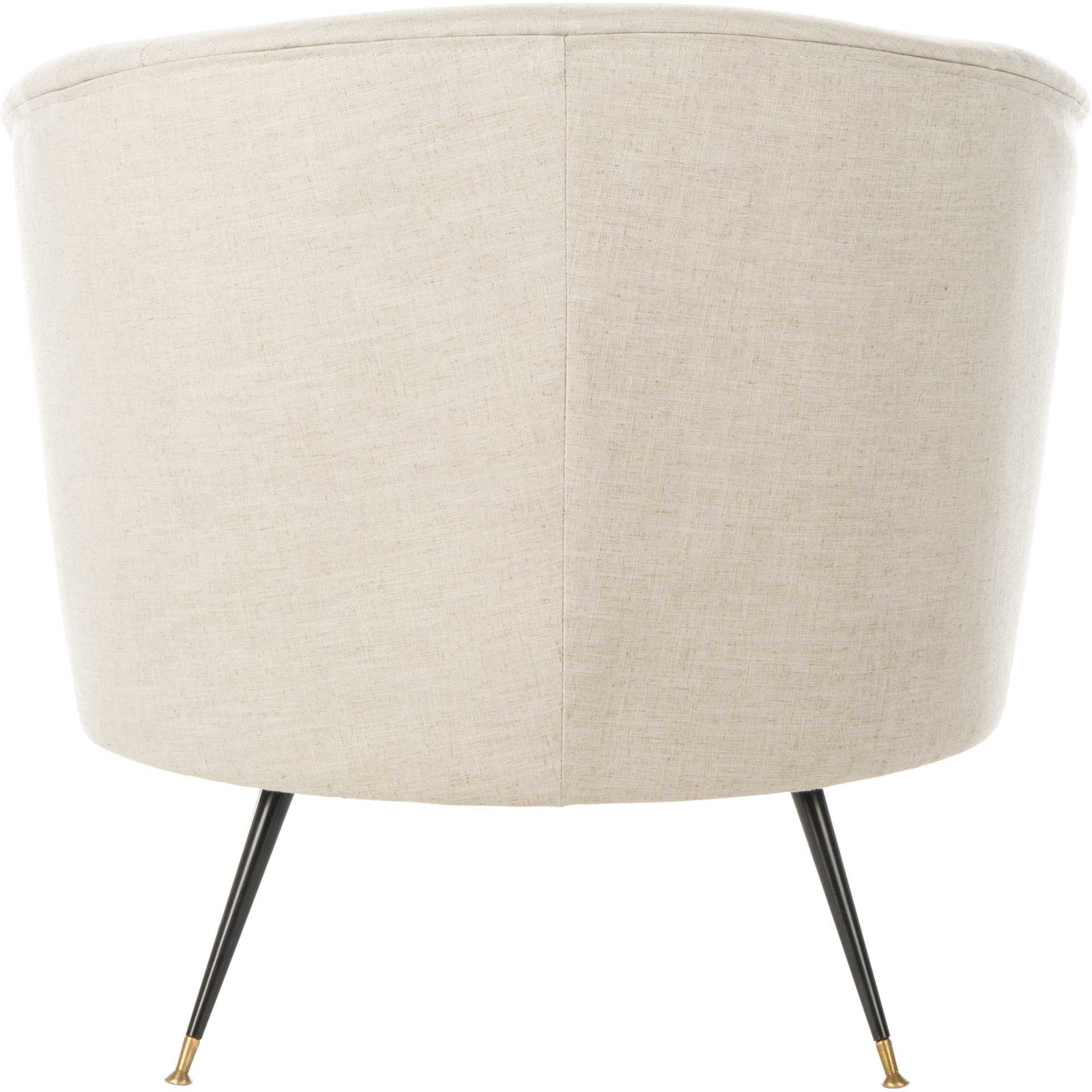 Arwen Velvet Accent Chair Light Gray