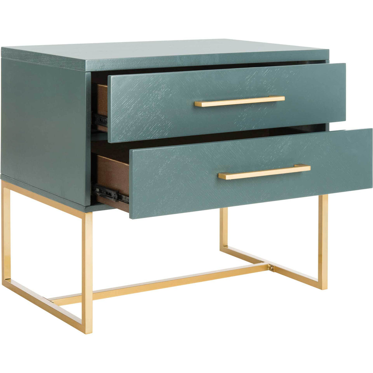 Esther Nightstand Steel Teal