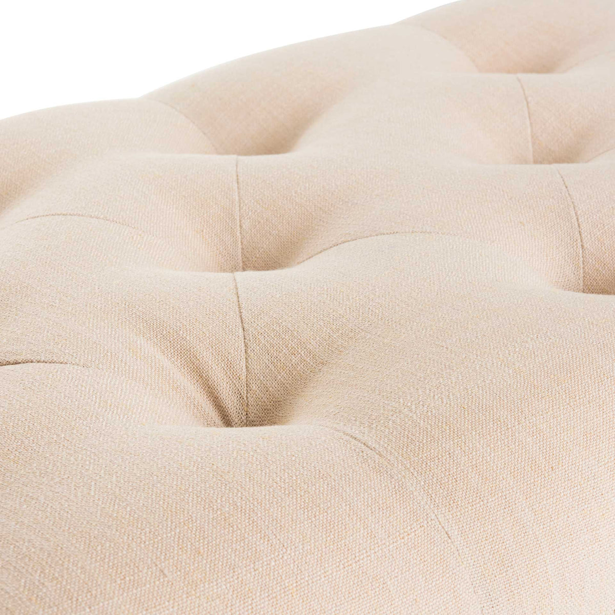 Raja Linen Rustic Oak Bench Beige/Rustic Oak