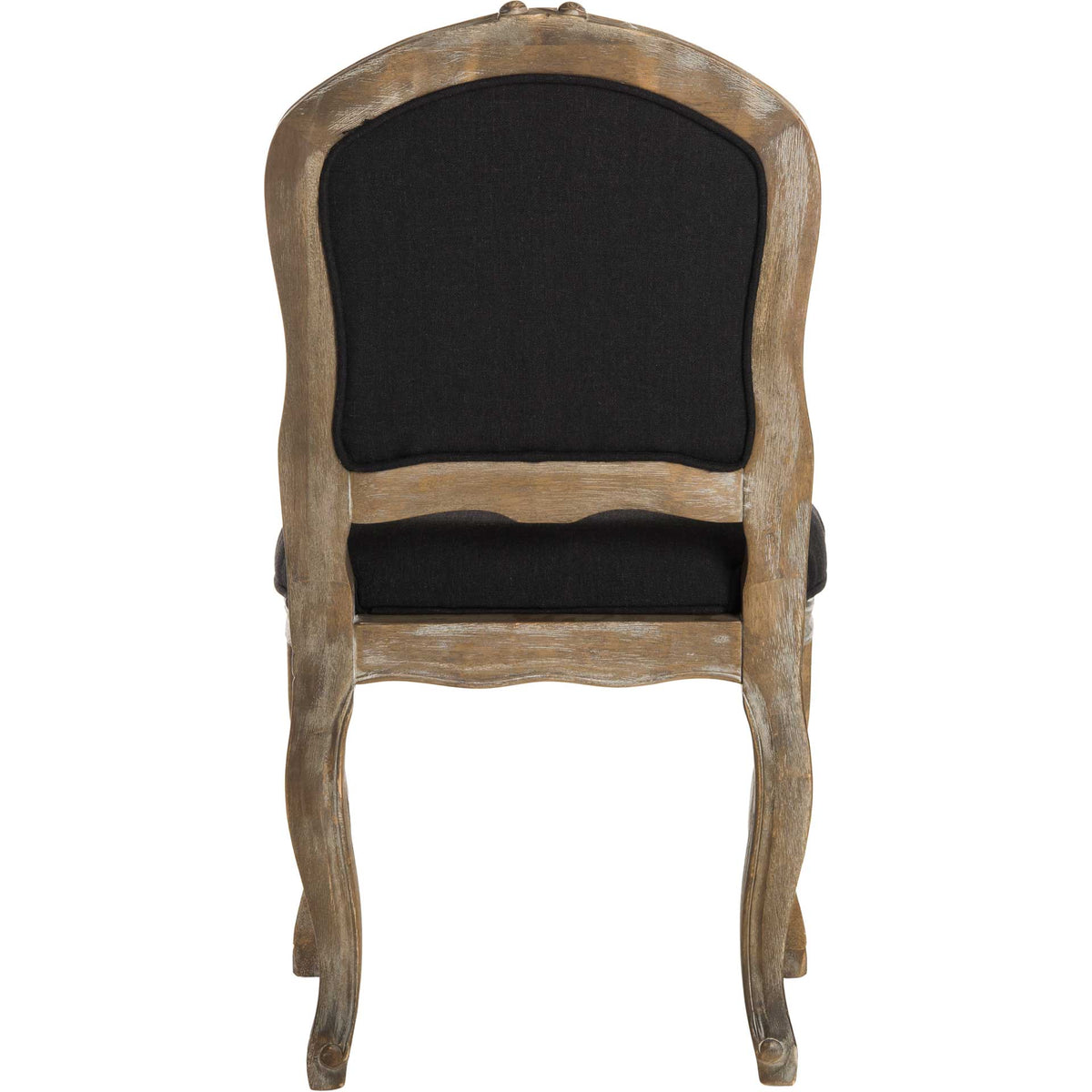Eliezer Dining Chair Black/Rustic Oak (Set of 2)