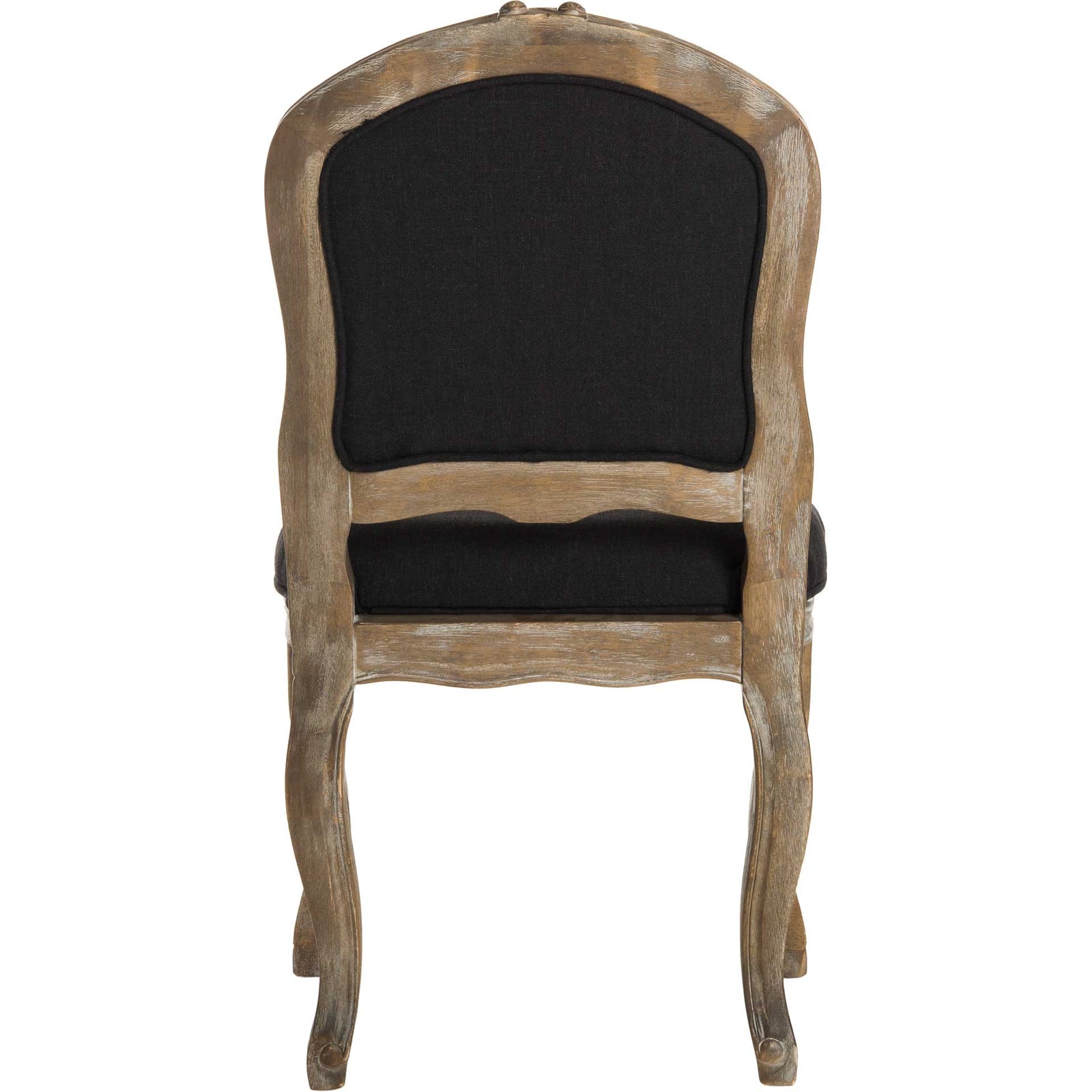 Eliezer Dining Chair Black/Rustic Oak (Set of 2)
