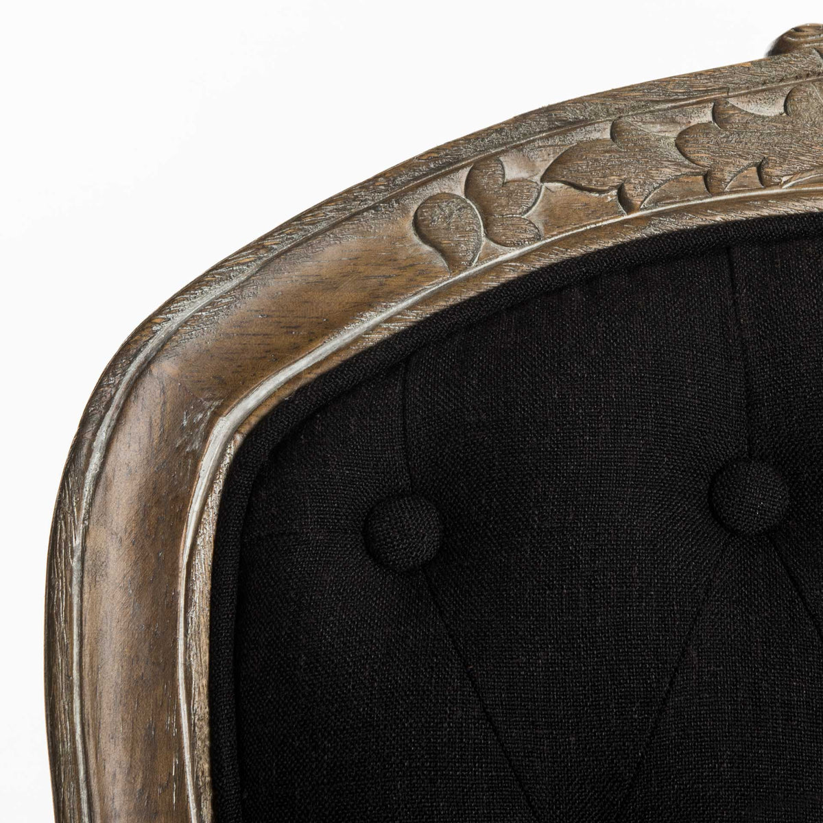 Eliezer Dining Chair Black/Rustic Oak (Set of 2)