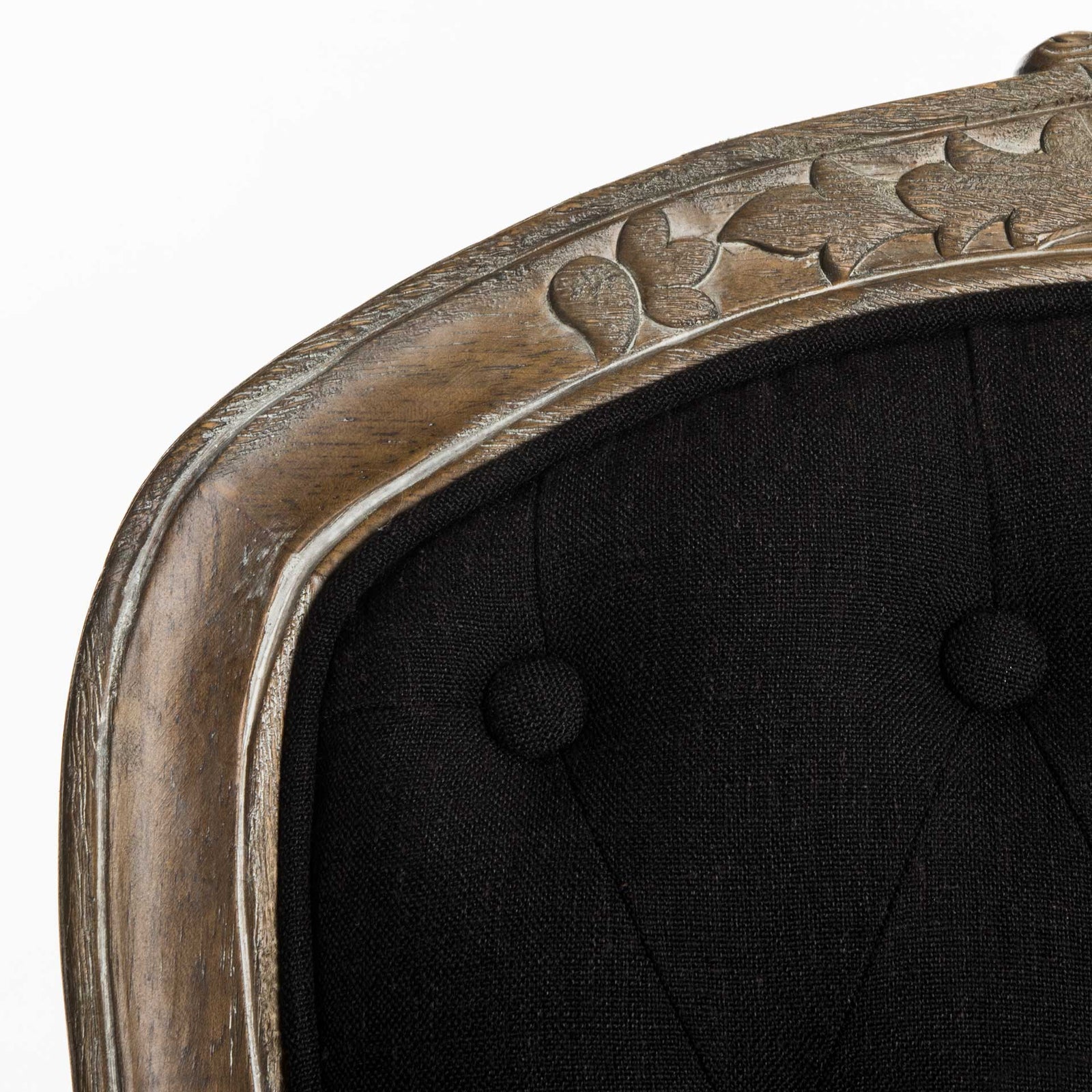 Eliezer Dining Chair Black/Rustic Oak (Set of 2)