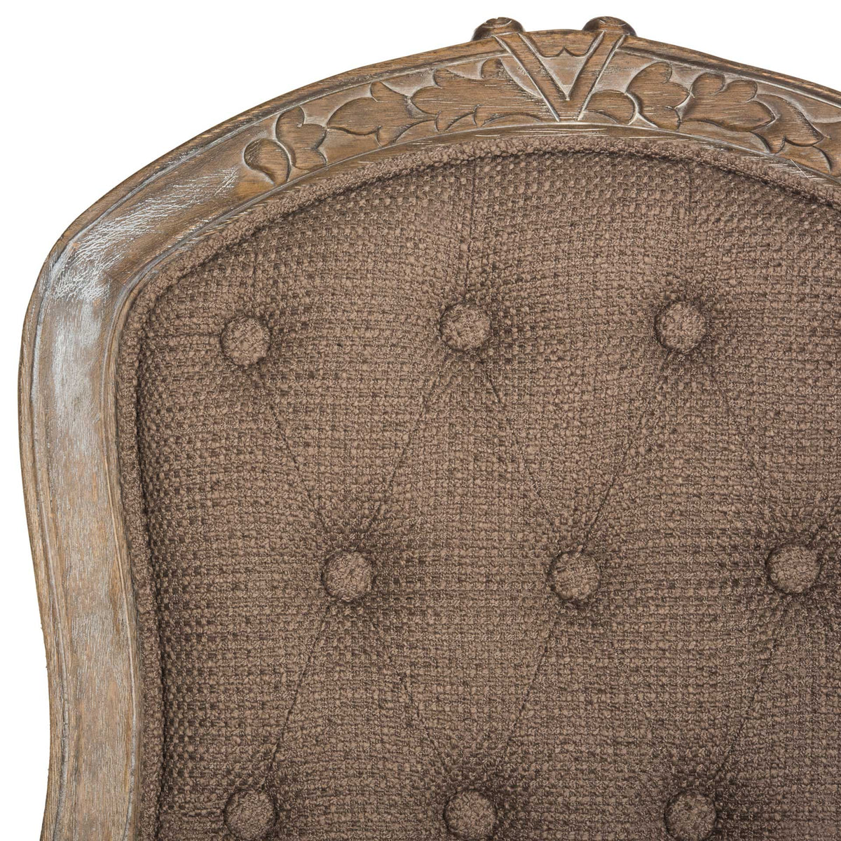 Eliezer Dining Chair Dark Brown/Rustic Oak (Set of 2)