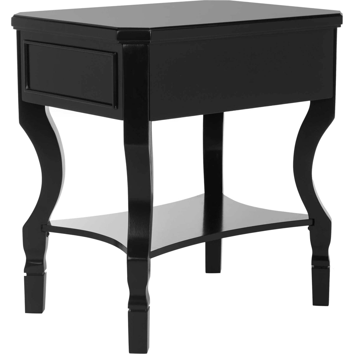 Albert One Drawer Nightstand Black