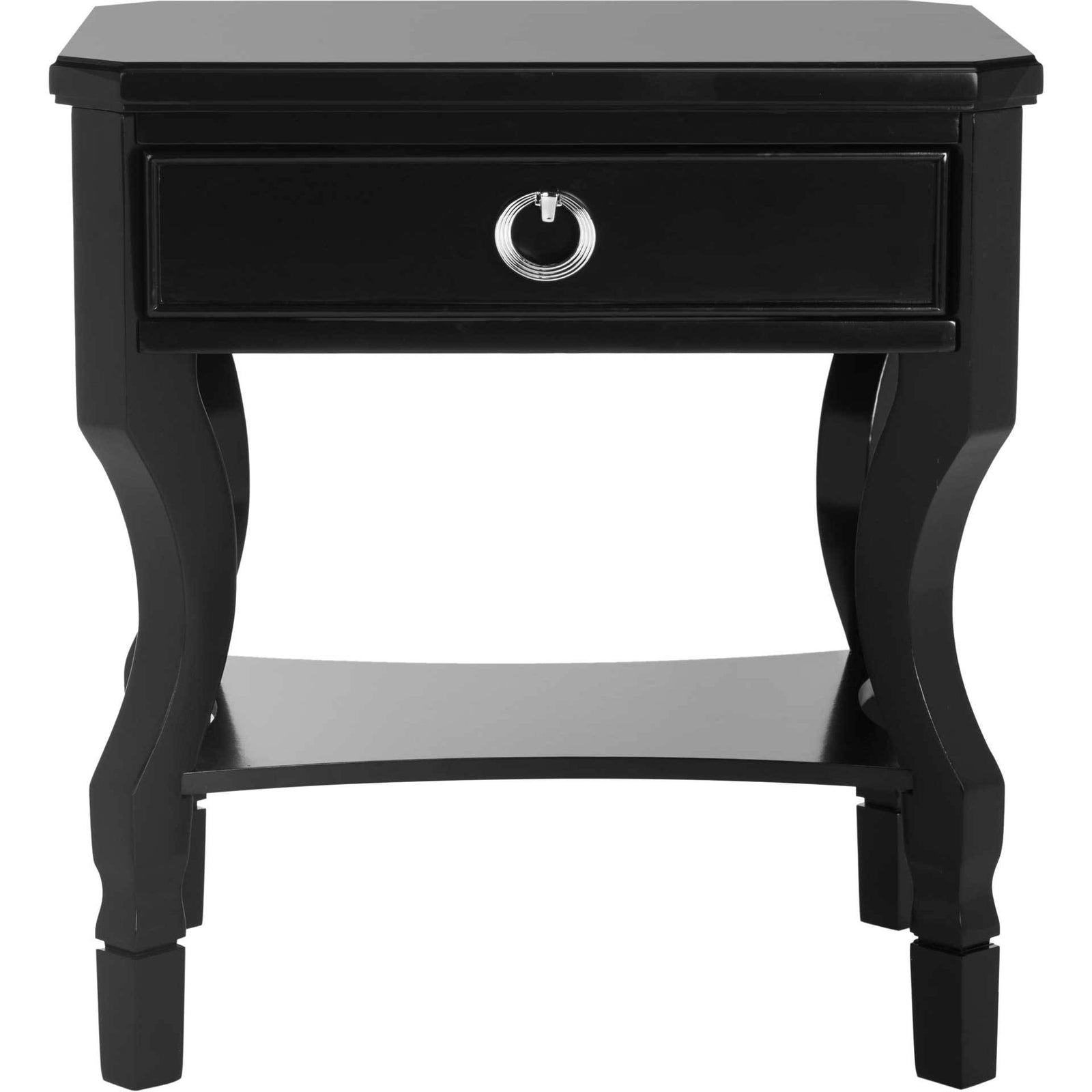 Albert One Drawer Nightstand Black