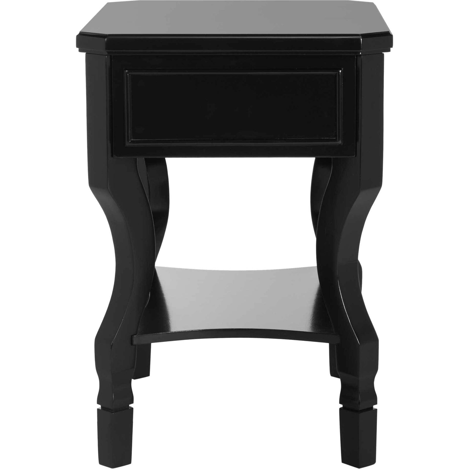 Albert One Drawer Nightstand Black