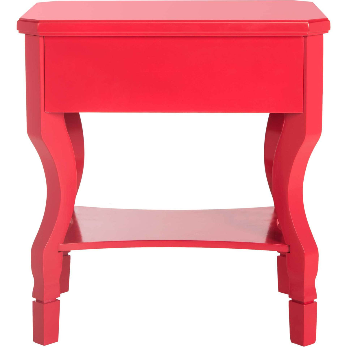 Albert One Drawer Nightstand Red