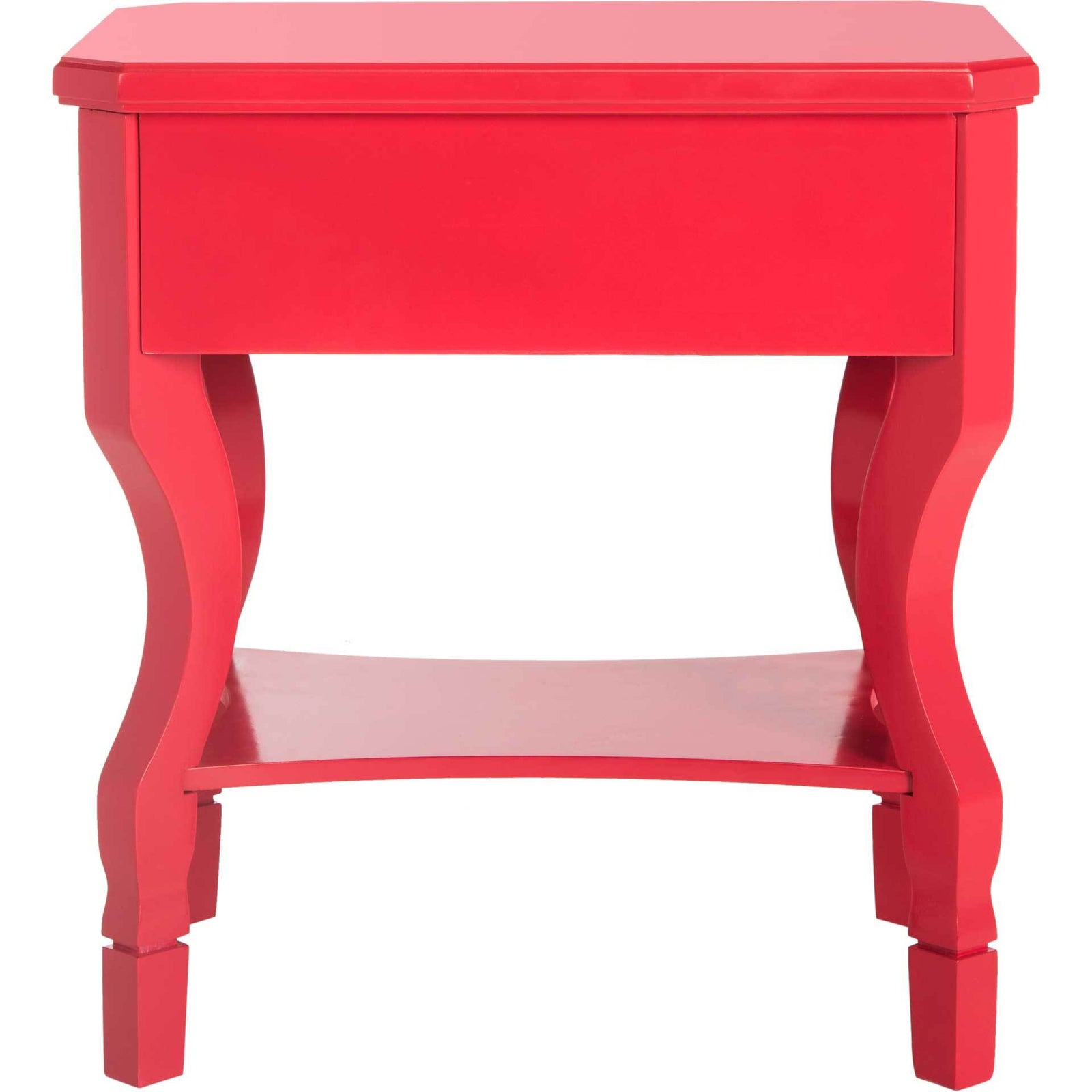 Albert One Drawer Nightstand Red
