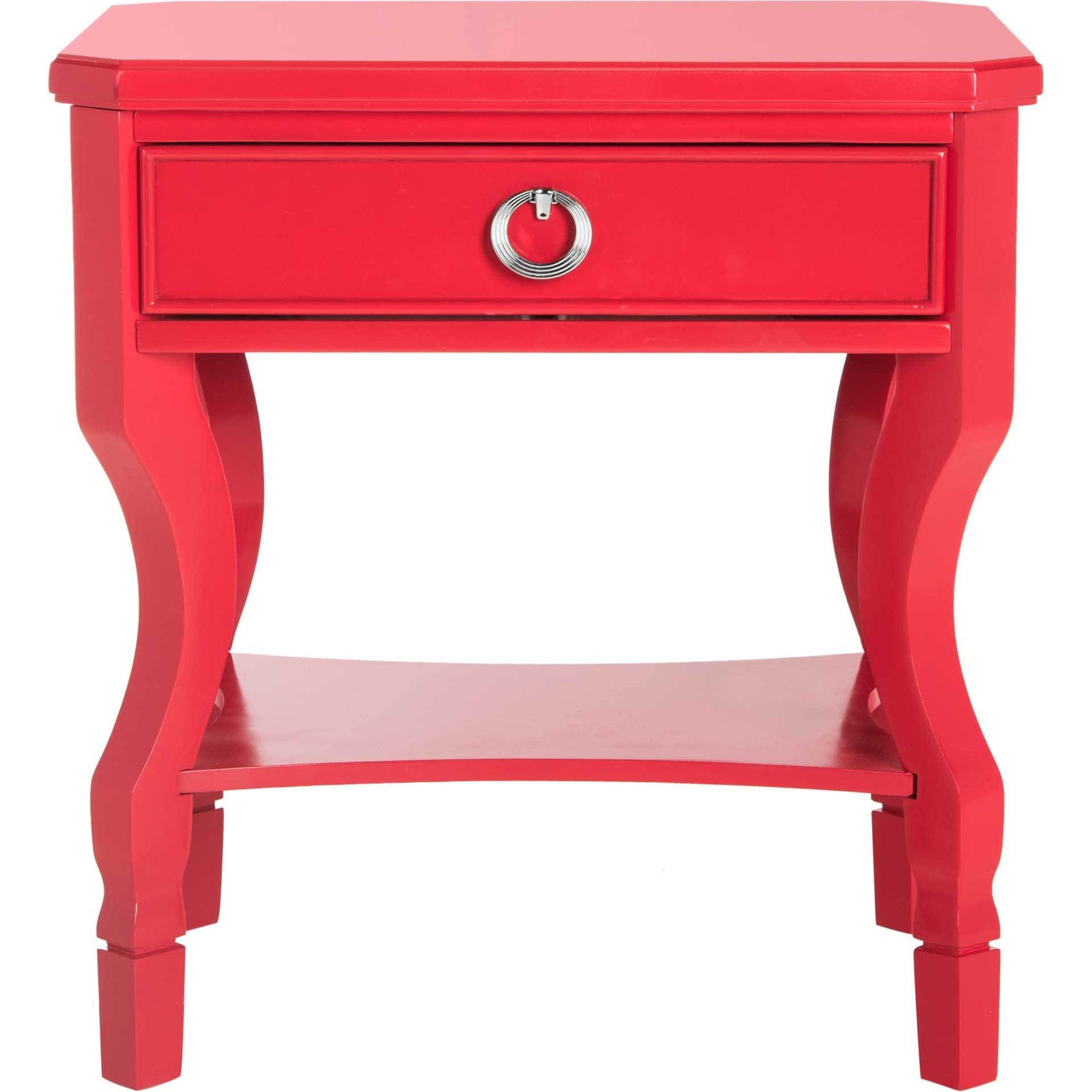 Albert One Drawer Nightstand Red