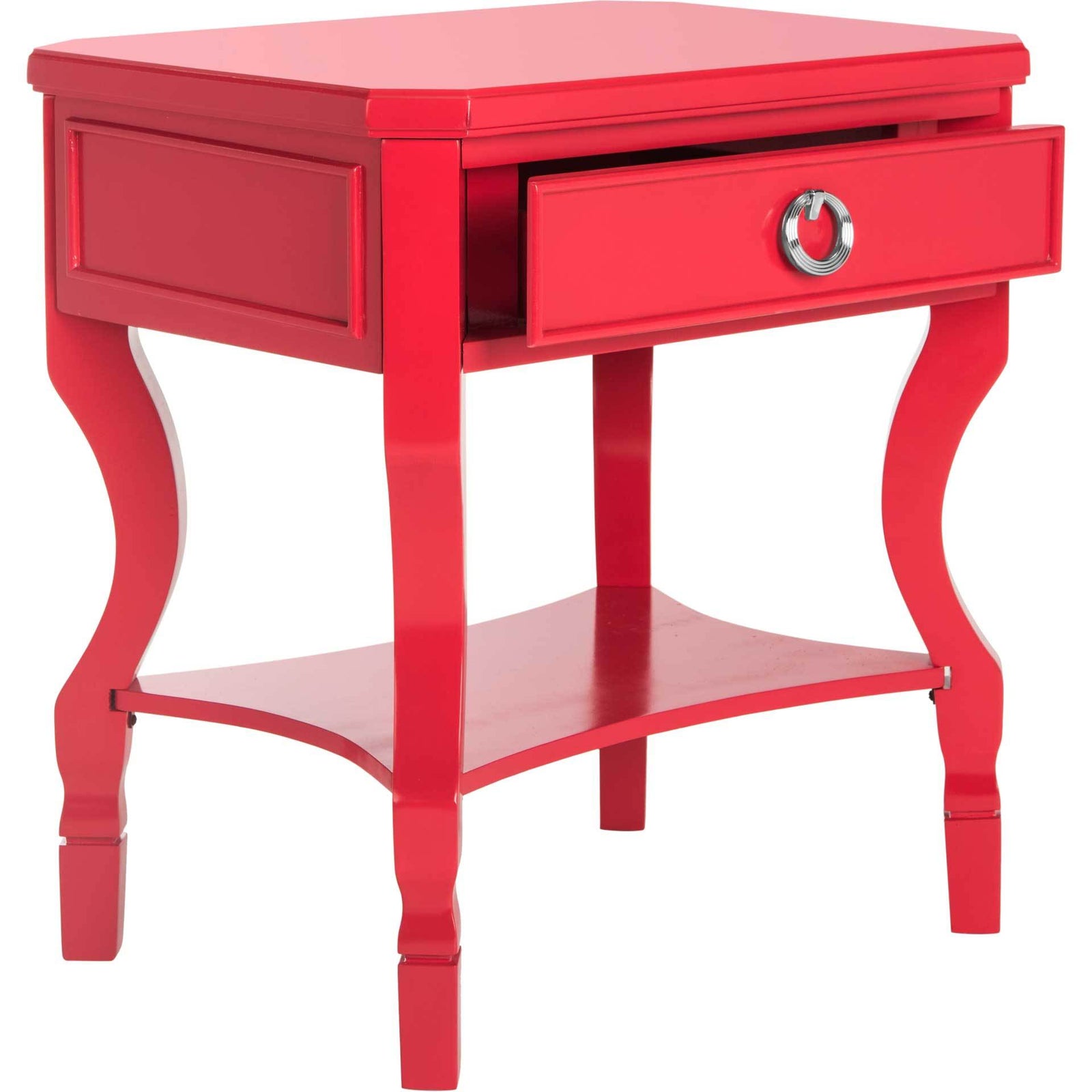Albert One Drawer Nightstand Red