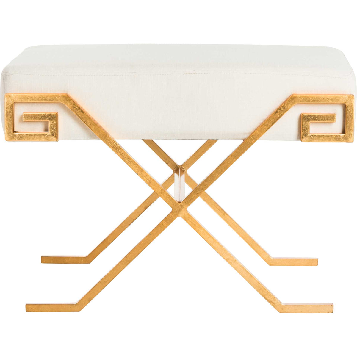 Luke Greek Key Bench Light Beige