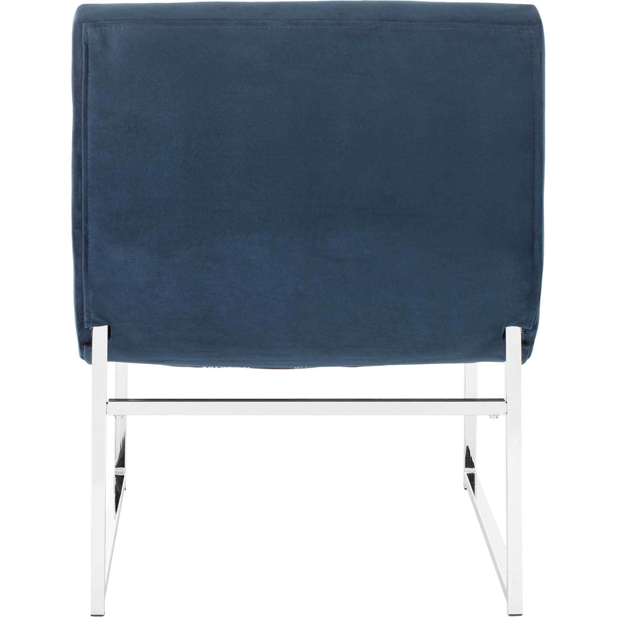 Hana Velvet Tufted Accent Chair Navy