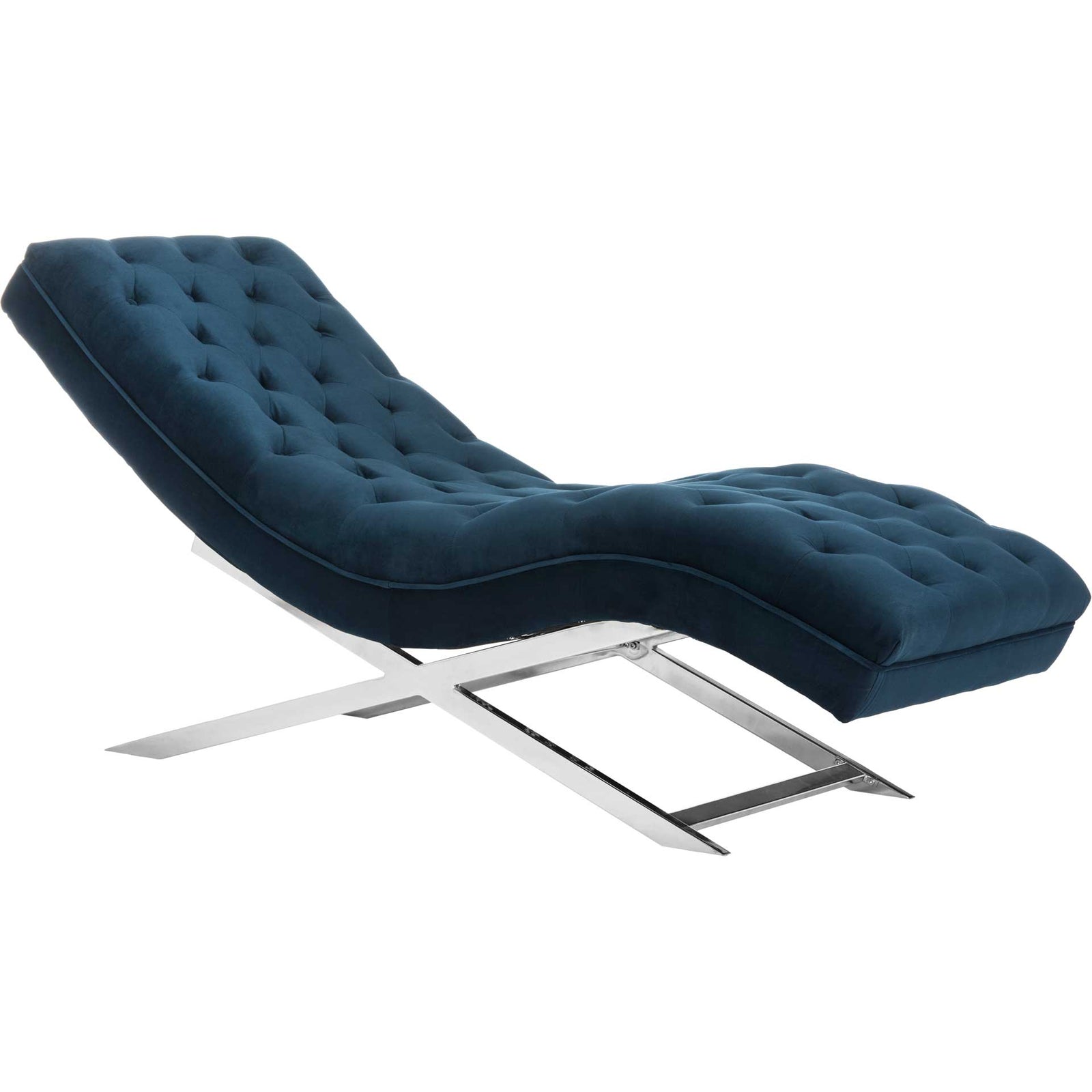 Morph Chaise With Headrest Pillow Navy