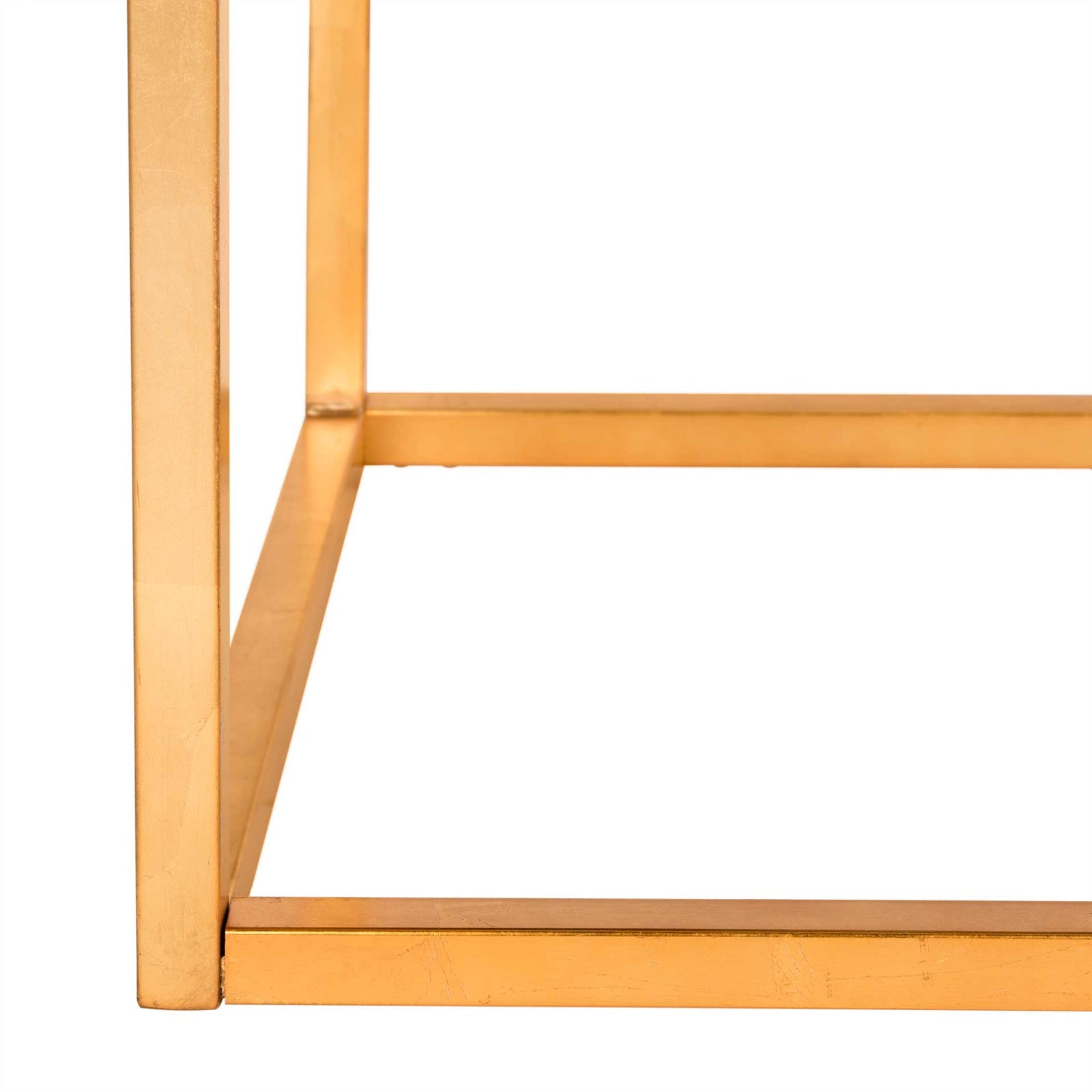 Ronnie Faux Sheepkin Square Ottoman White