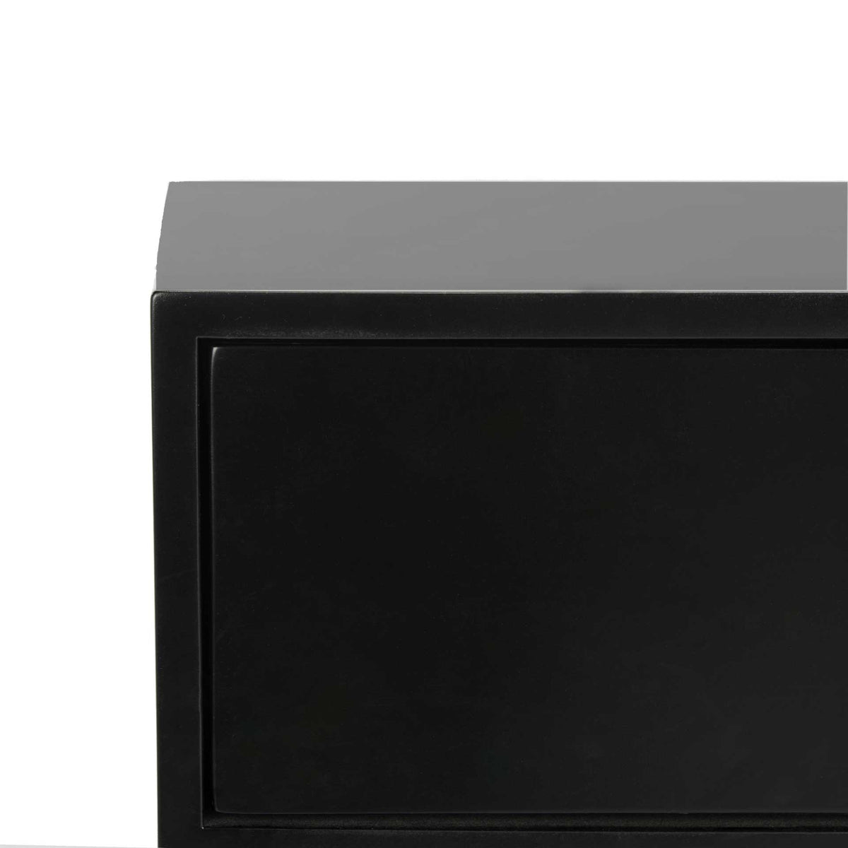 Zariah Modern Cross Leg End Table Black