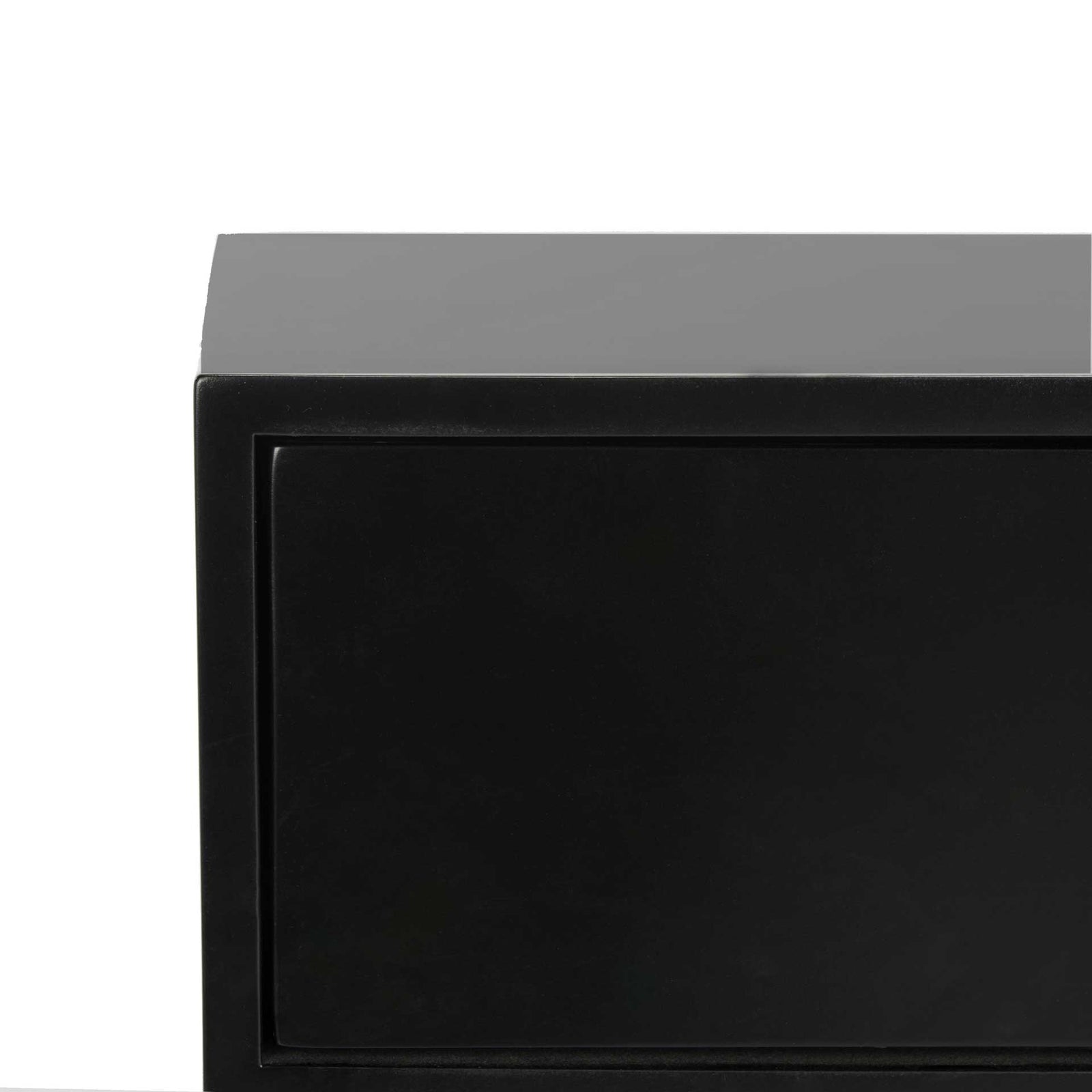 Zariah Modern Cross Leg End Table Black