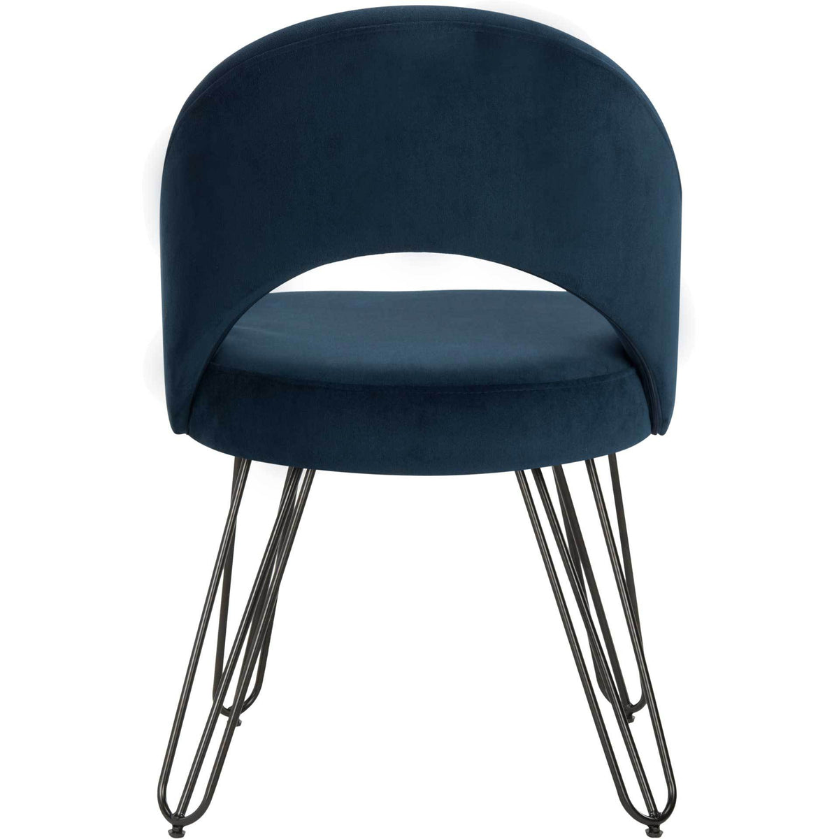 Jolene Velvet Side Chair Navy (Set of 2)