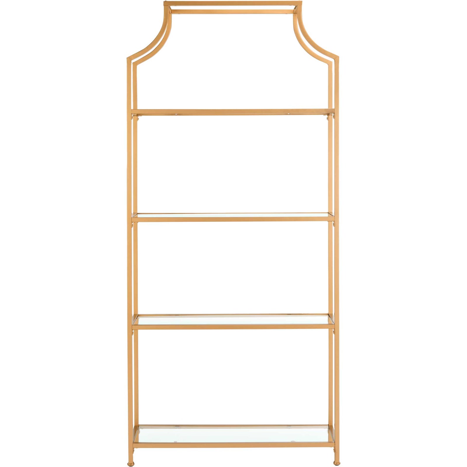 Sloane 4 Tier Etagere Gold