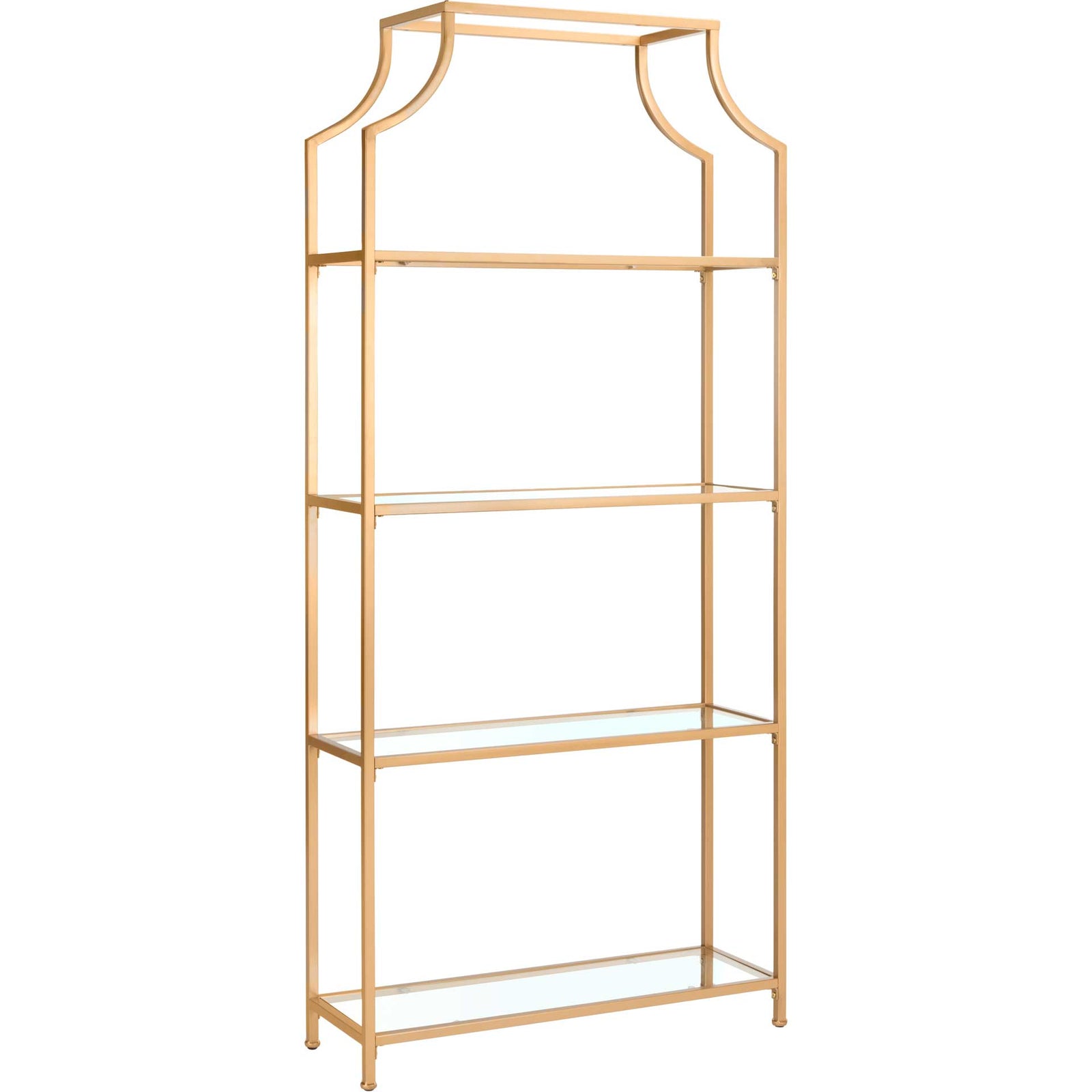 Sloane 4 Tier Etagere Gold