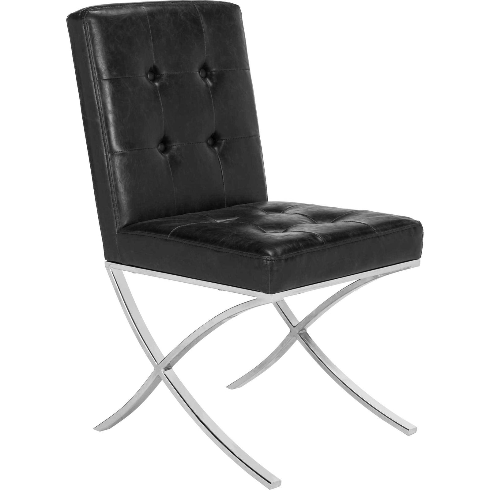 Wade Tufted Side Chair Black